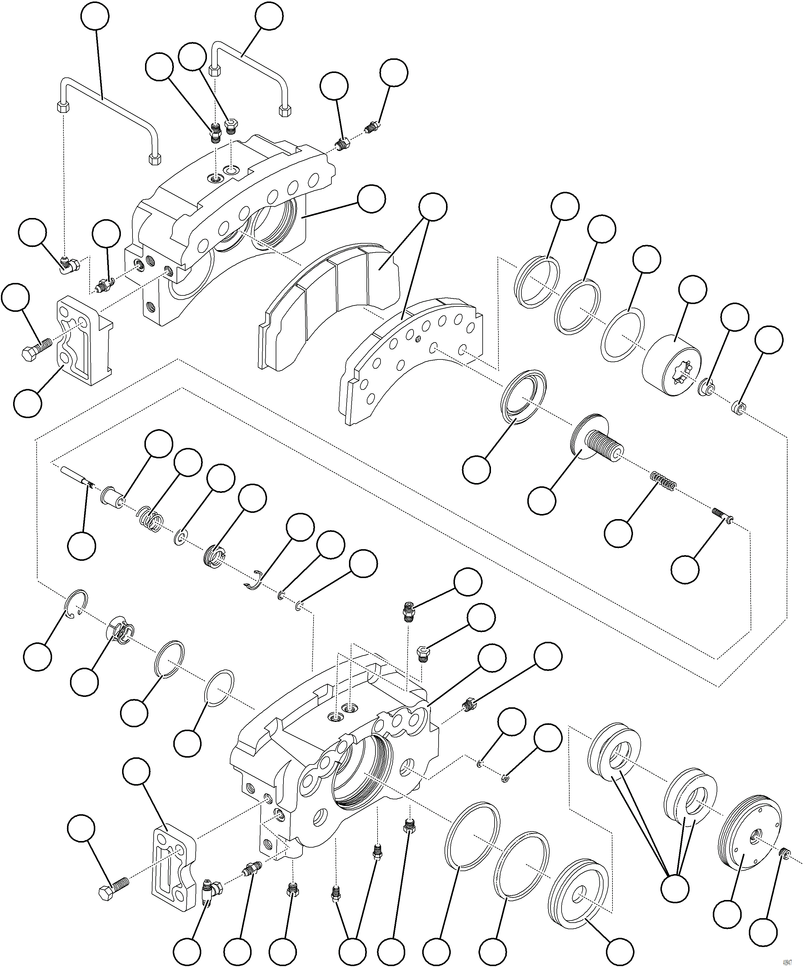 Dump Trucks Komatsu / AFE77-S 830E-5 S/N A50057  HEAVY METAL(afe77-s) / REAR BRAKE ASSEMBLY (CW)   PC2987(694 : 41947)