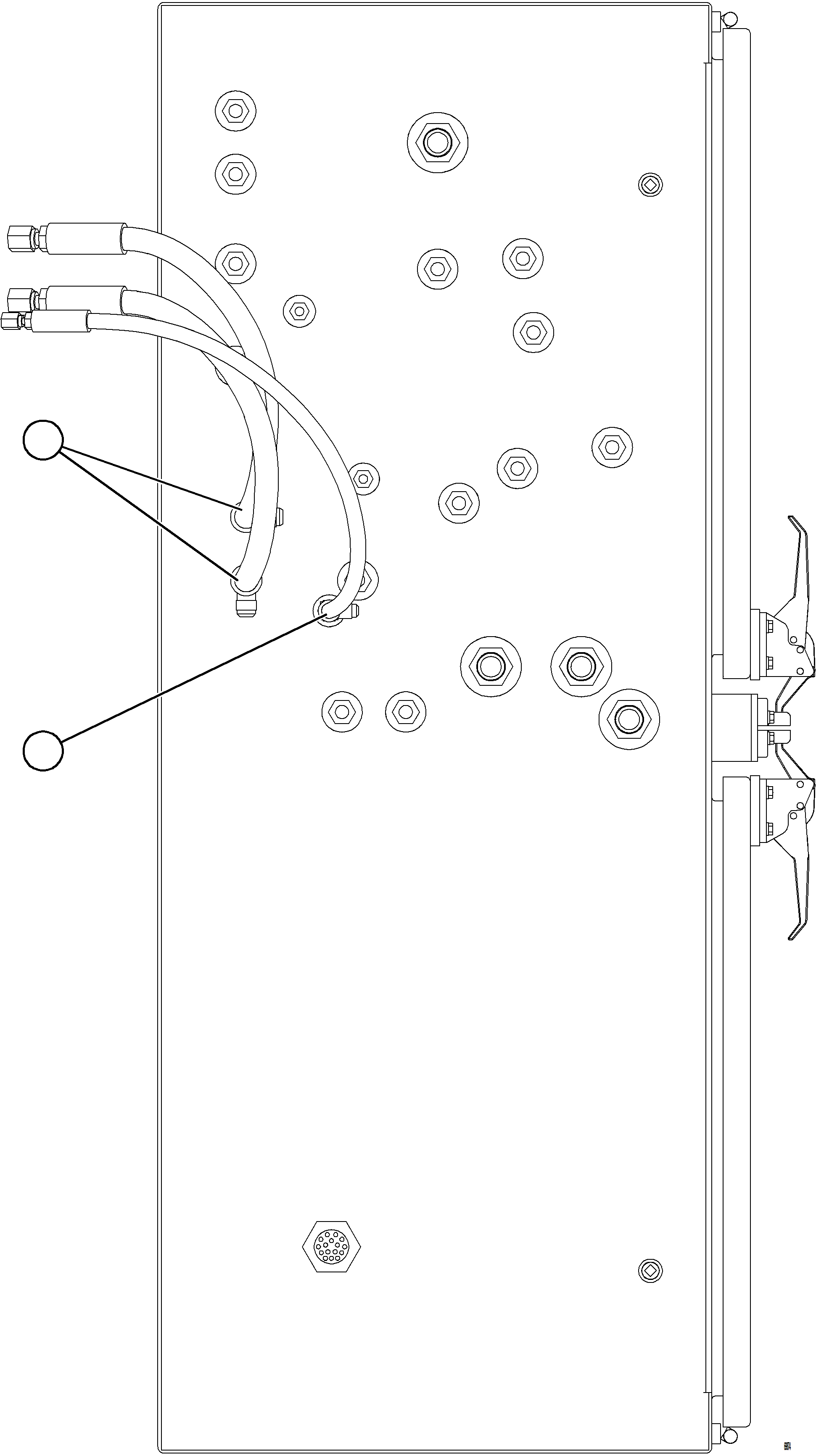 Komatsu parts book diagram for AFE78-AH 930E-5 S/N A40131 - A40132  THEISS: STEERING CONTROL UNIT PIPING    2/2