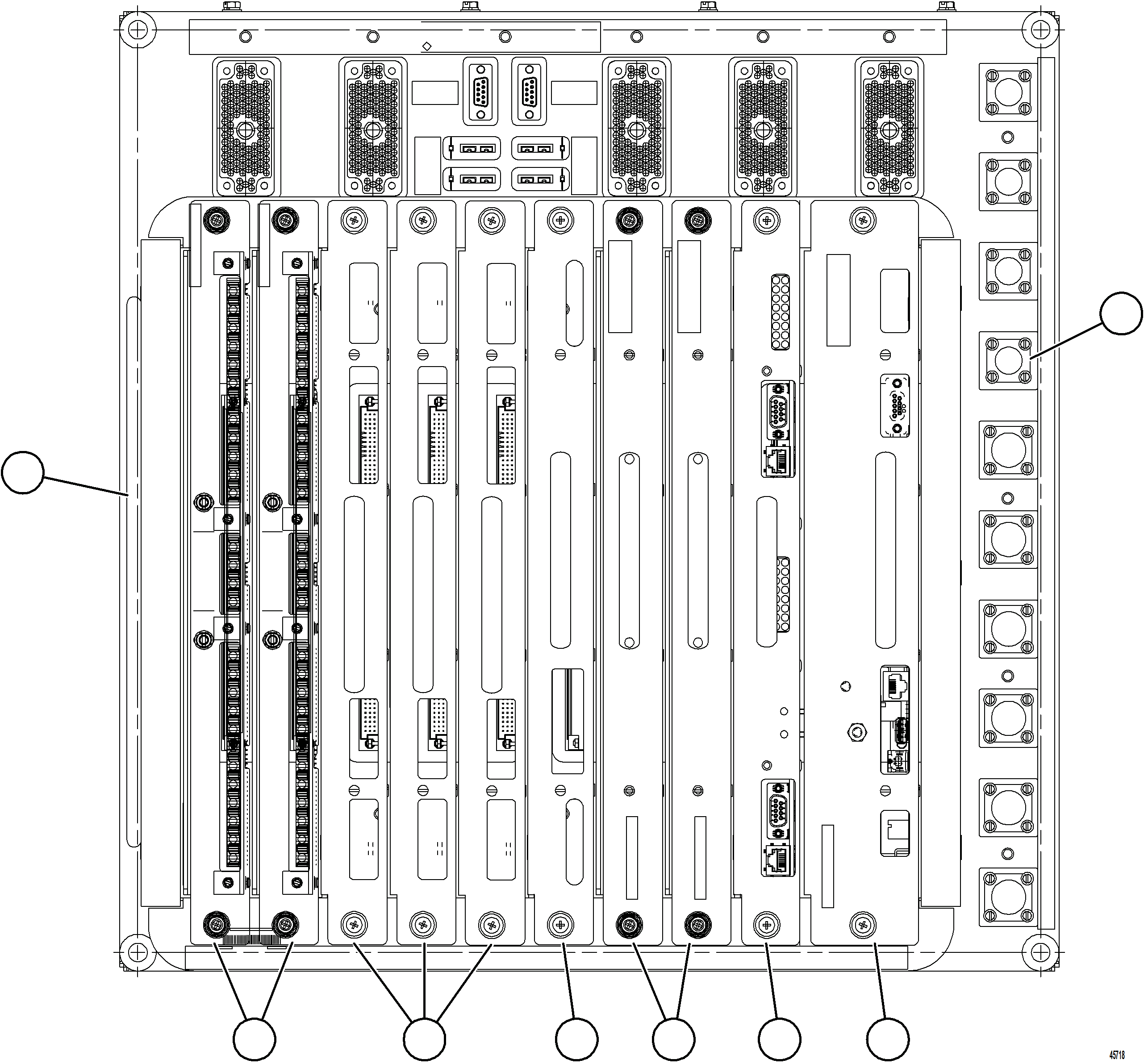 Komatsu parts book diagram for AFE78-AL 930E-5 S/N A40139 - A40140  MOGALAKWENA: ICP PANEL    58F-43-01310