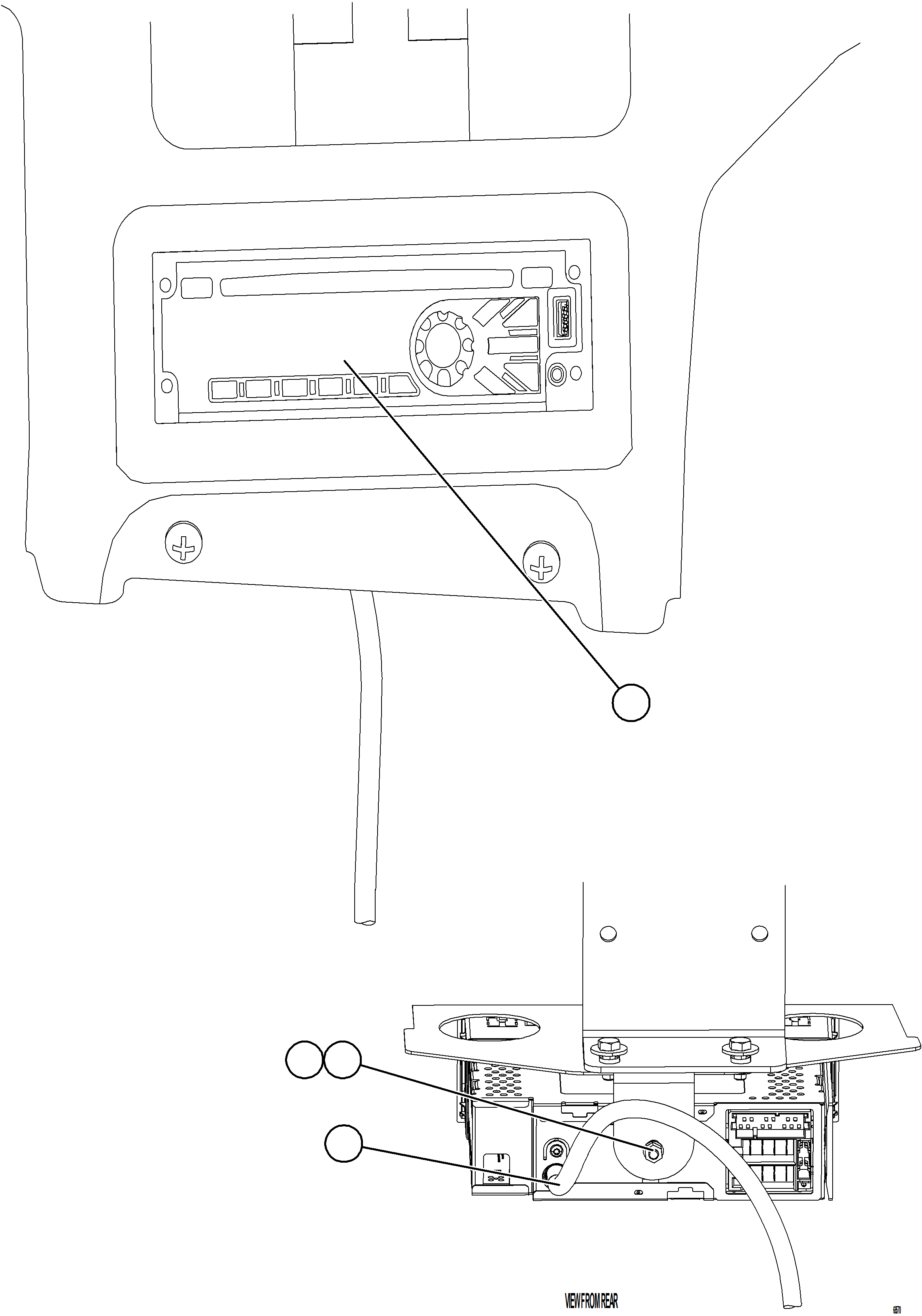 Komatsu parts book diagram for AFE78-AL 930E-5 S/N A40139 - A40140  MOGALAKWENA: RADIO MODULE