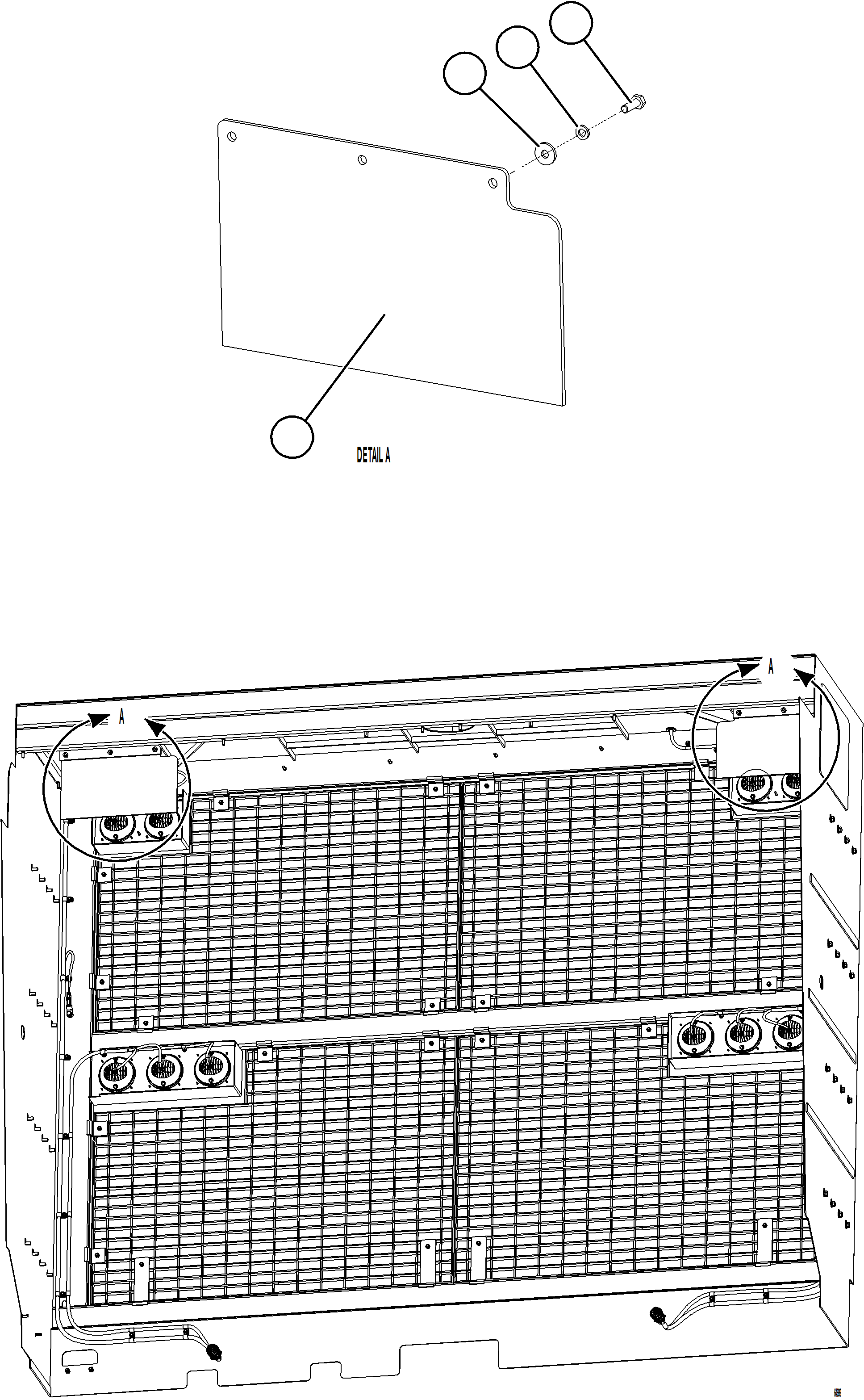Komatsu parts book diagram for AFE78-AM 930E-5 S/N A40141  IOCC: AIR DAM FLAPS
