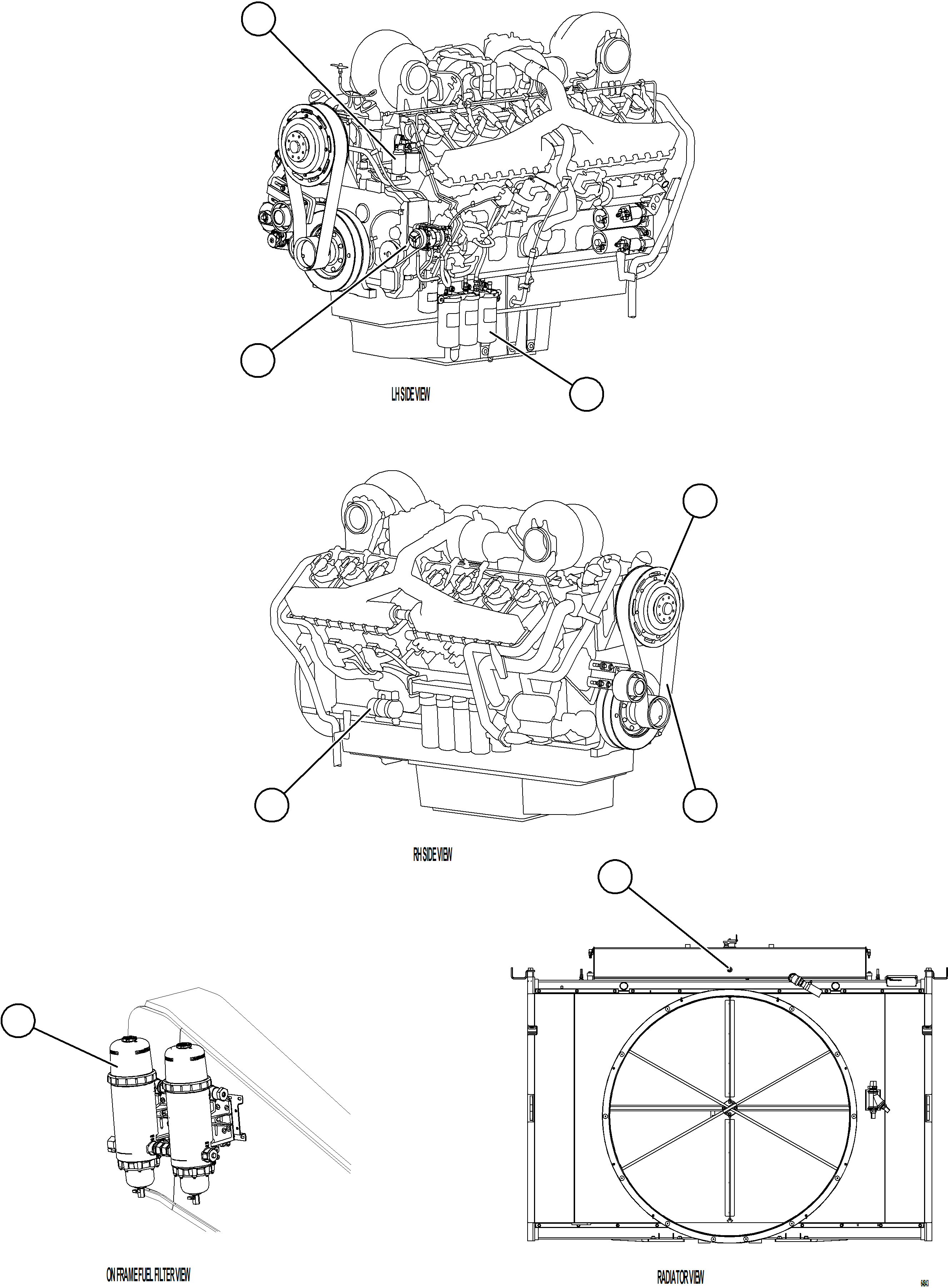 Dump Trucks Komatsu / AFE NEW / AFE78-AP 930E-5 S/N A40105 - A40106  THEISS(afe78-ap) / ENGINE AND COMPONENTS(012 : 64843)