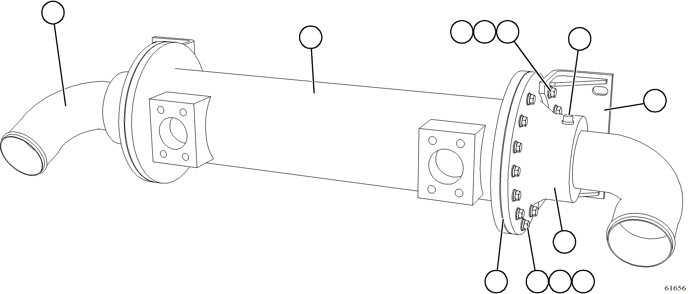 Komatsu parts book diagram for AFE78-BD 930E-5 S/N A40180  THEISS: HEAT EXCHANGER    PB9796