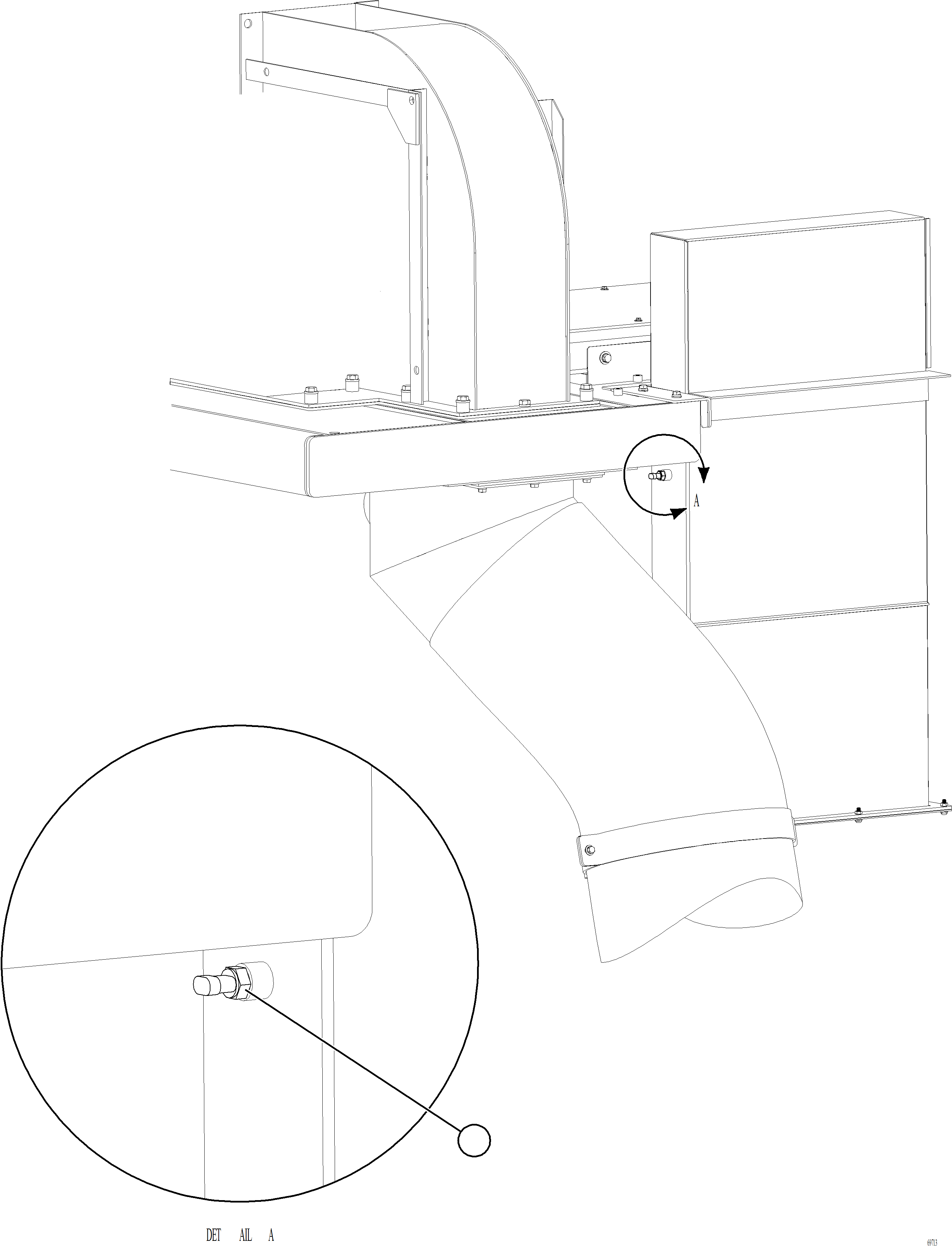 Komatsu parts book diagram for AFE78-BD 930E-5 S/N A40180  THEISS: AMBIENT AIR TEMPERATURE SENSOR