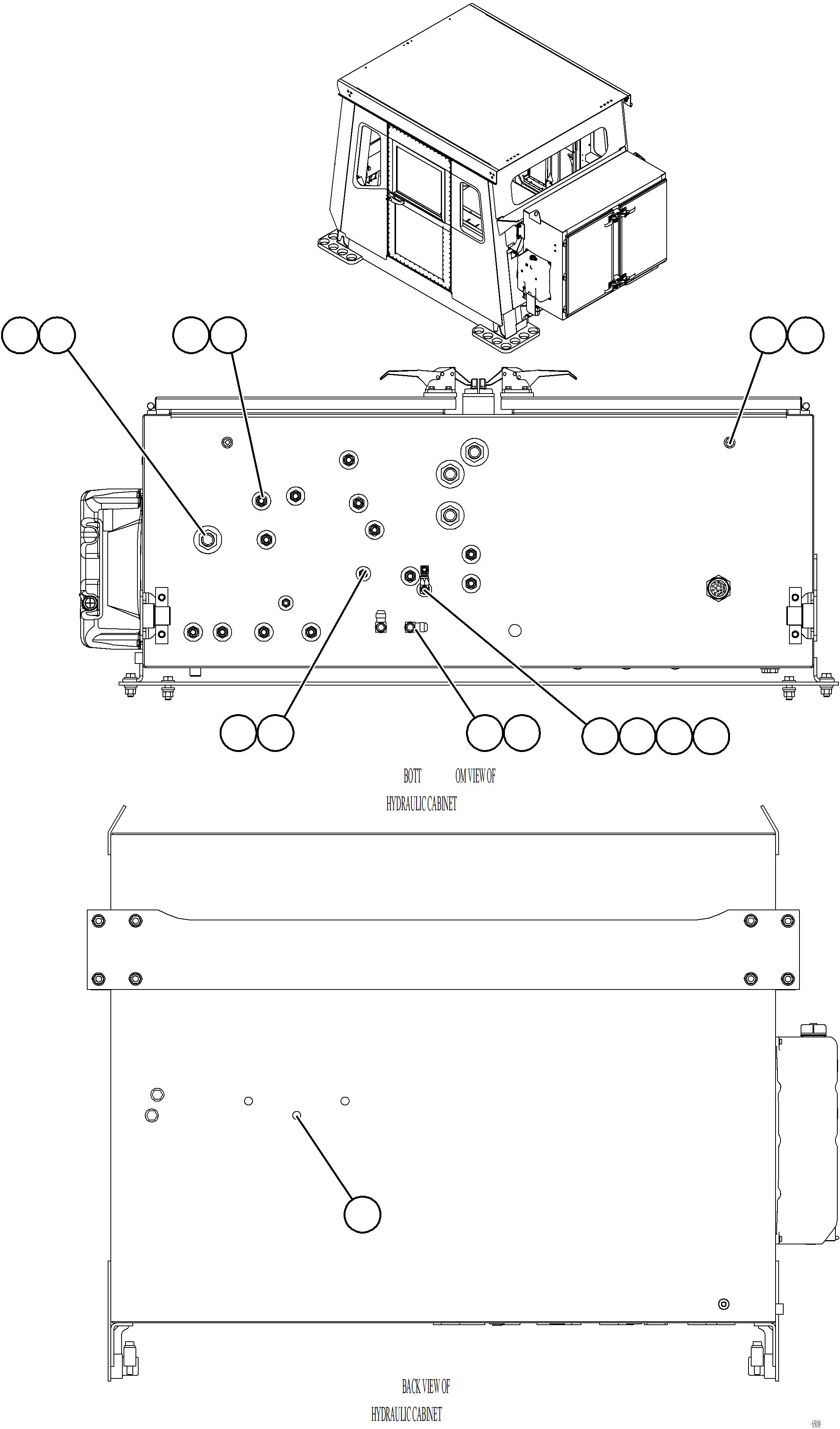 Komatsu parts book diagram for AFE78-BD 930E-5 S/N A40180  THEISS: HYDRAULIC BRAKE CABINET STRUCTURE    2/2