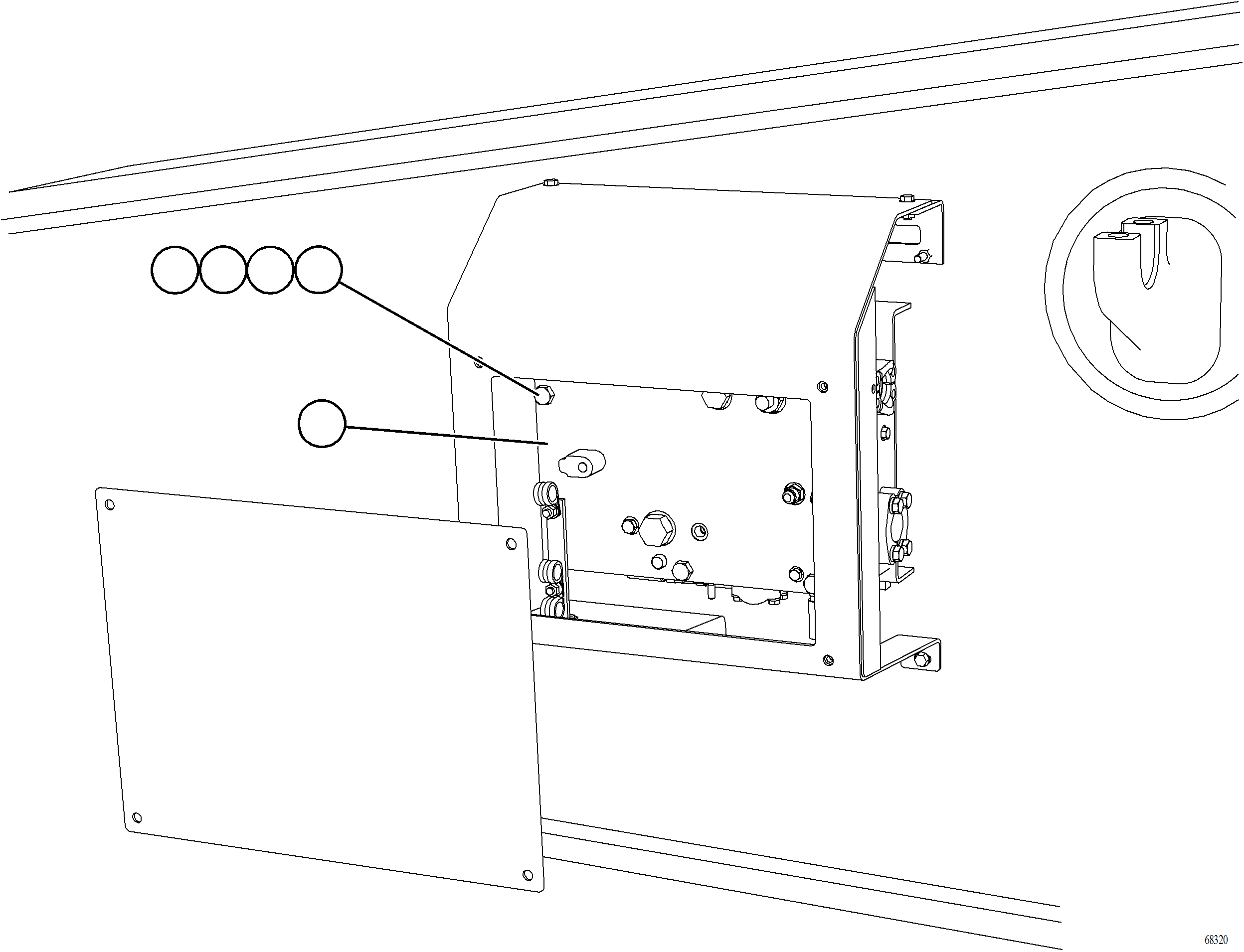 Komatsu parts book diagram for AFE78-BD 930E-5 S/N A40180  THEISS: STEERING BLEEDDOWN MANIFOLD INSTALLATION