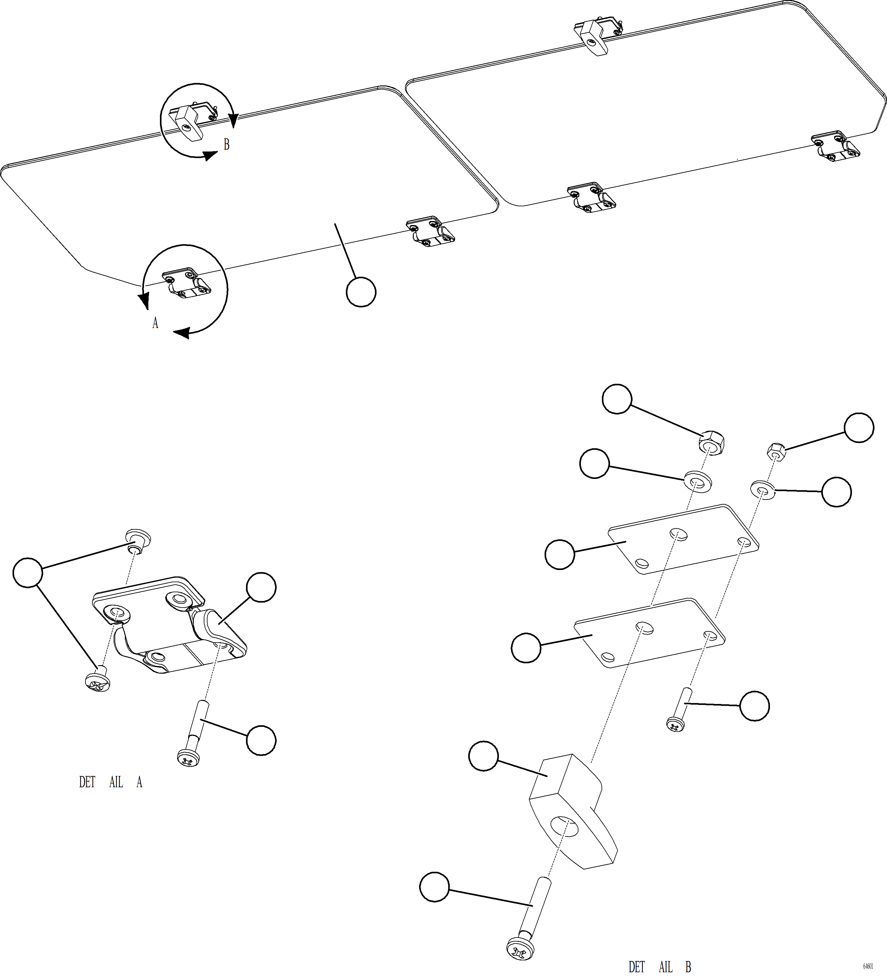 Komatsu parts book diagram for AFE78-BD 930E-5 S/N A40180  THEISS: CAB SUN VISOR