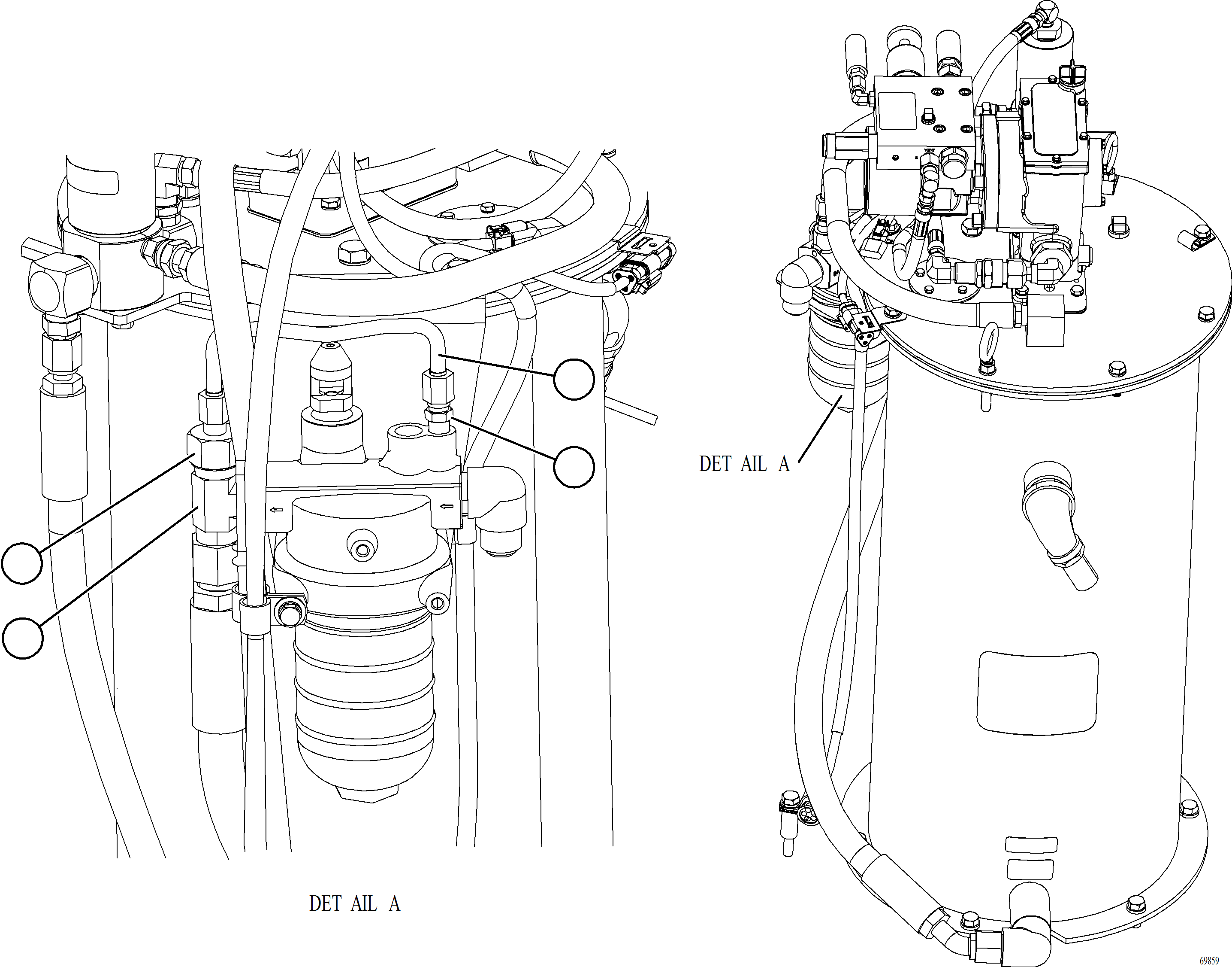 Komatsu parts book diagram for AFE78-BD 930E-5 S/N A40180  THEISS: LUBRICATION PUMP SUB-ASSEMBLY    2/2