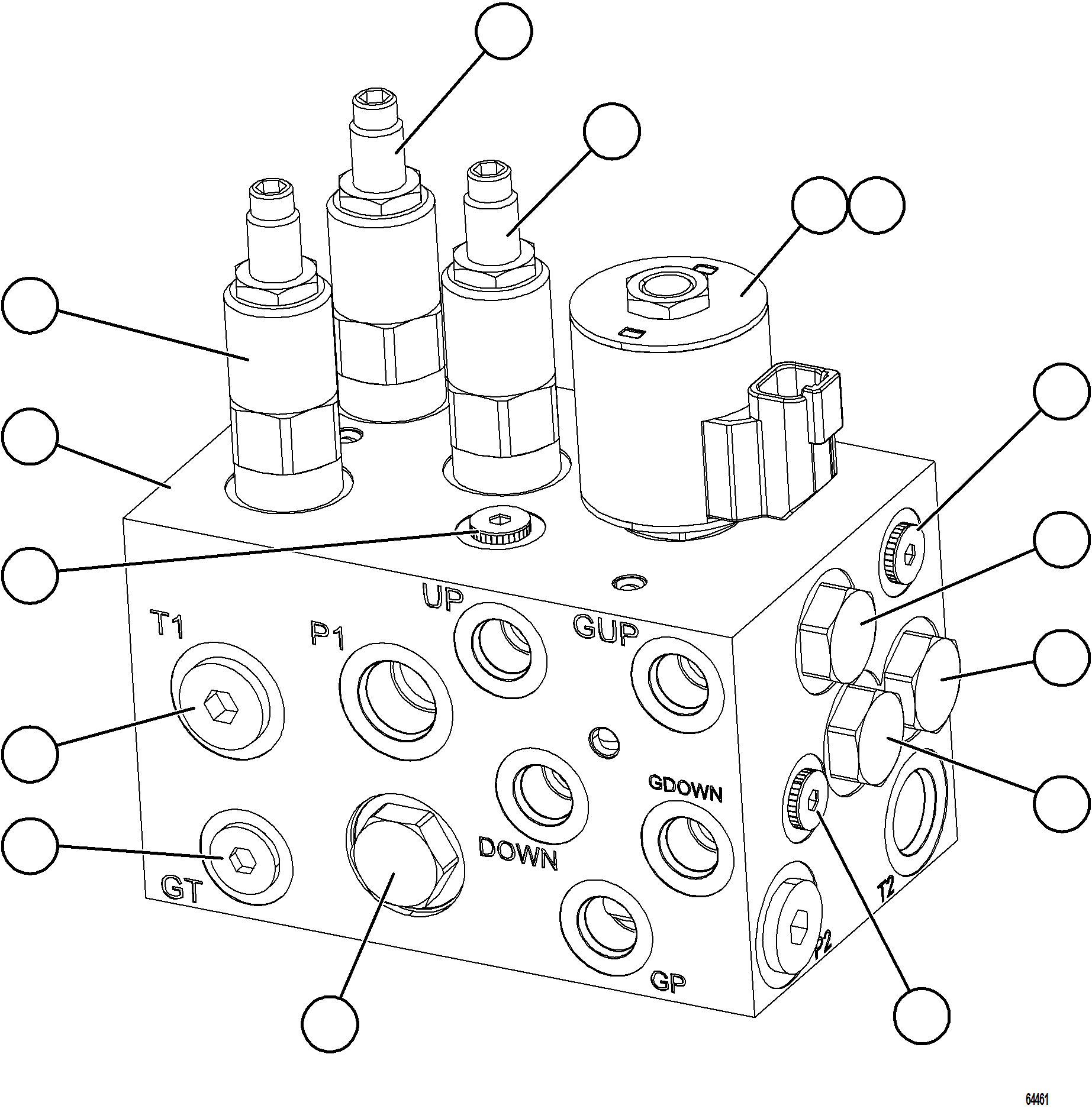 Komatsu parts book diagram for AFE78-BD 930E-5 S/N A40180  THEISS: MANIFOLD ASSEMBLY    58E-60-12010