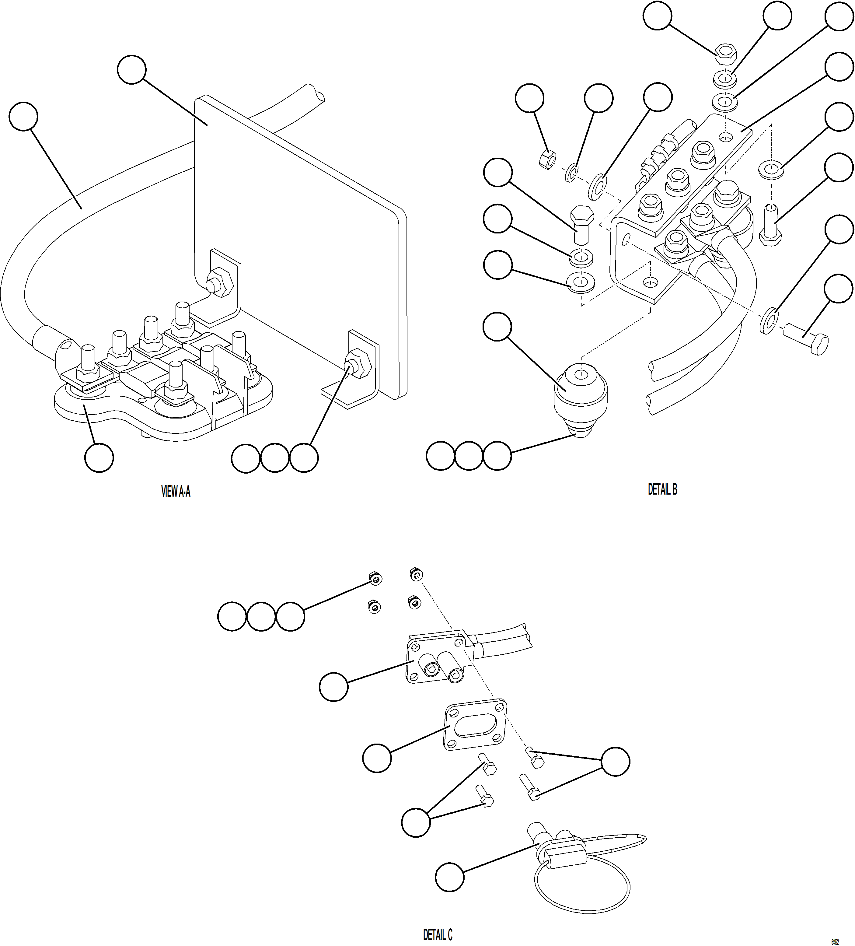 Komatsu parts book diagram for AFE78-BP 930E-5 S/N A40221 - A40224,A40230 - A40231  THIESS: BATTERY BOX ASSEMBLY    6/7    58F-54-20972