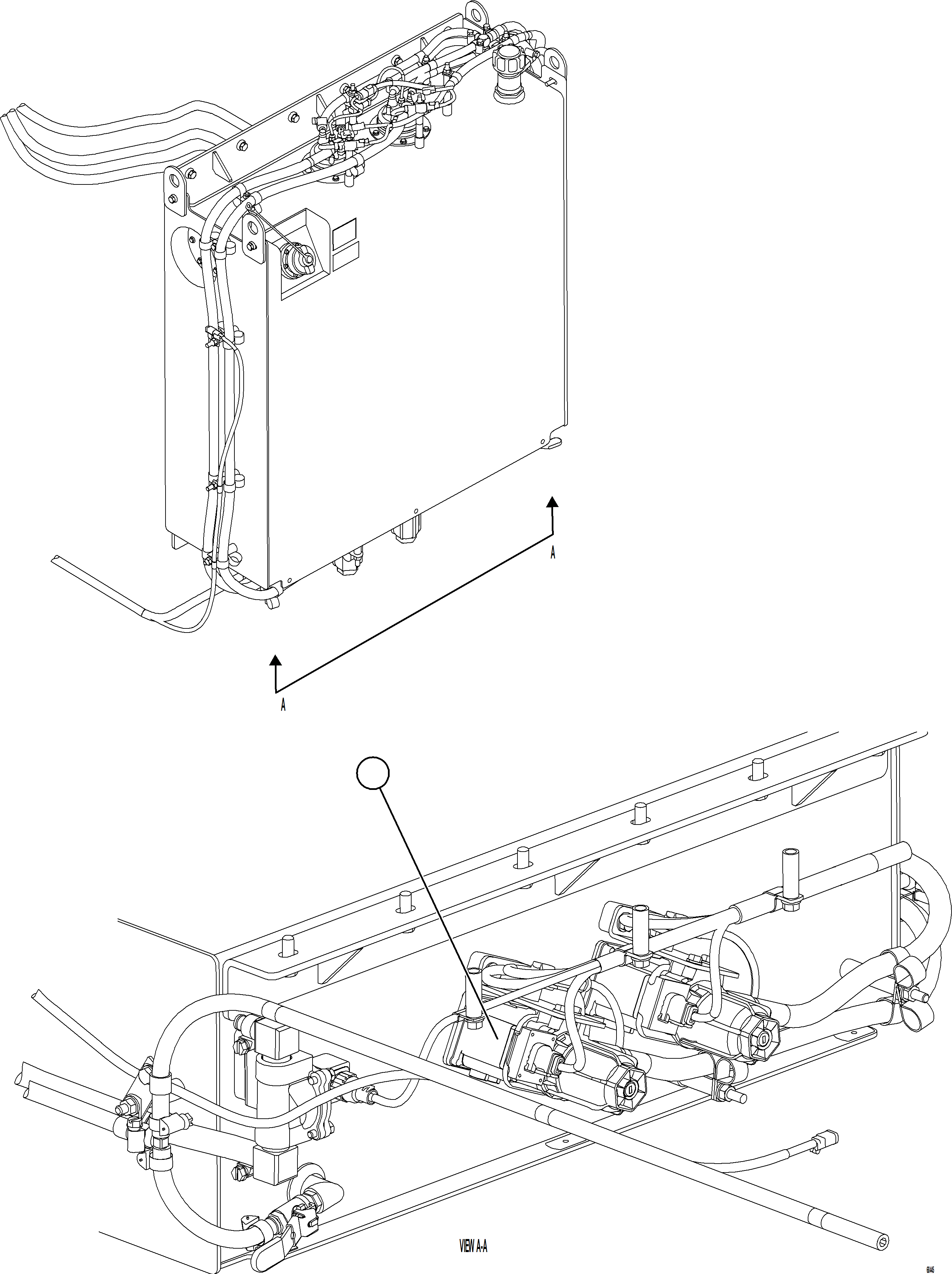 Komatsu parts book diagram for AFE78-CB 930E-5 S/N A40282 - A40283  BOLIDEN: DEF PUMP MODULE