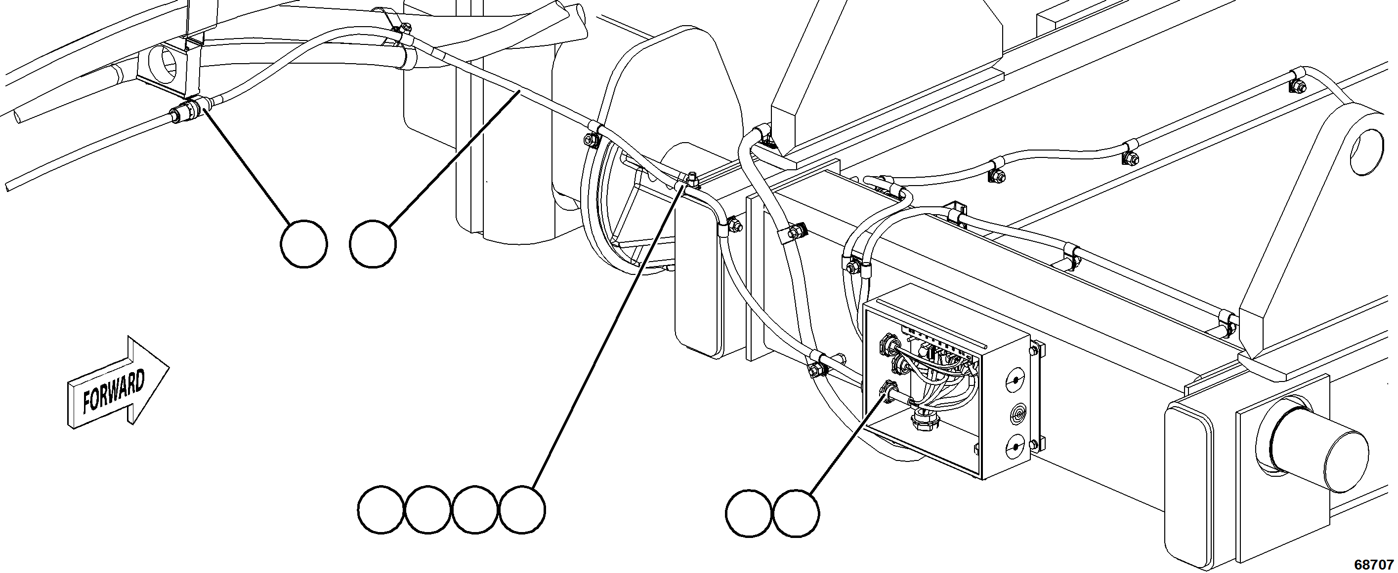Komatsu parts book diagram for AFE78-CT 930E-5 S/N A40318 - A40321  SMS: HOTSTART - HYDRAULIC OIL HEATER    2/2