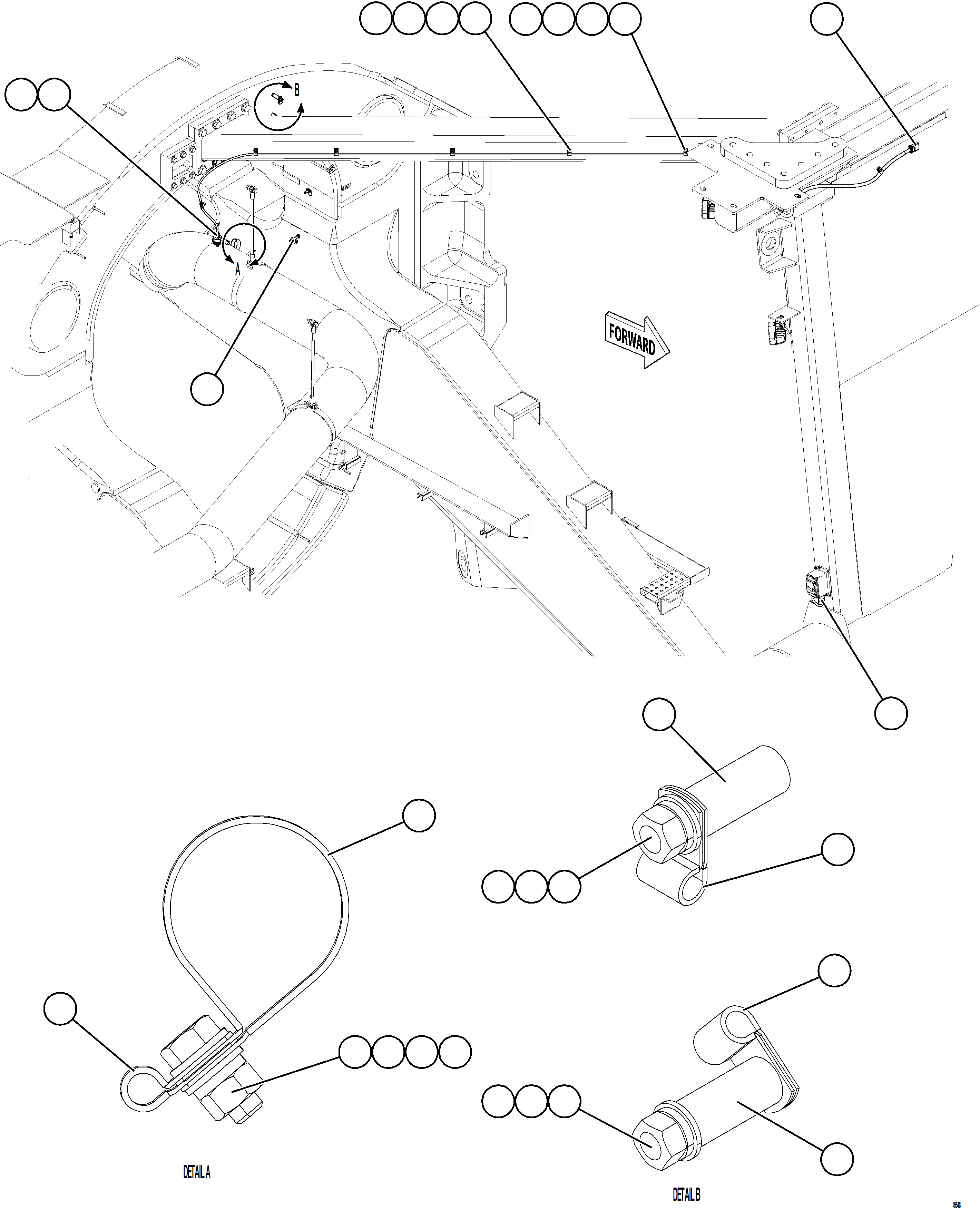 Komatsu parts book diagram for AFE78-DJ 930E-5 S/N A40362 - A40363,A40374  KAL: ENGINE AIR INTAKE PRESSURE SWITCH