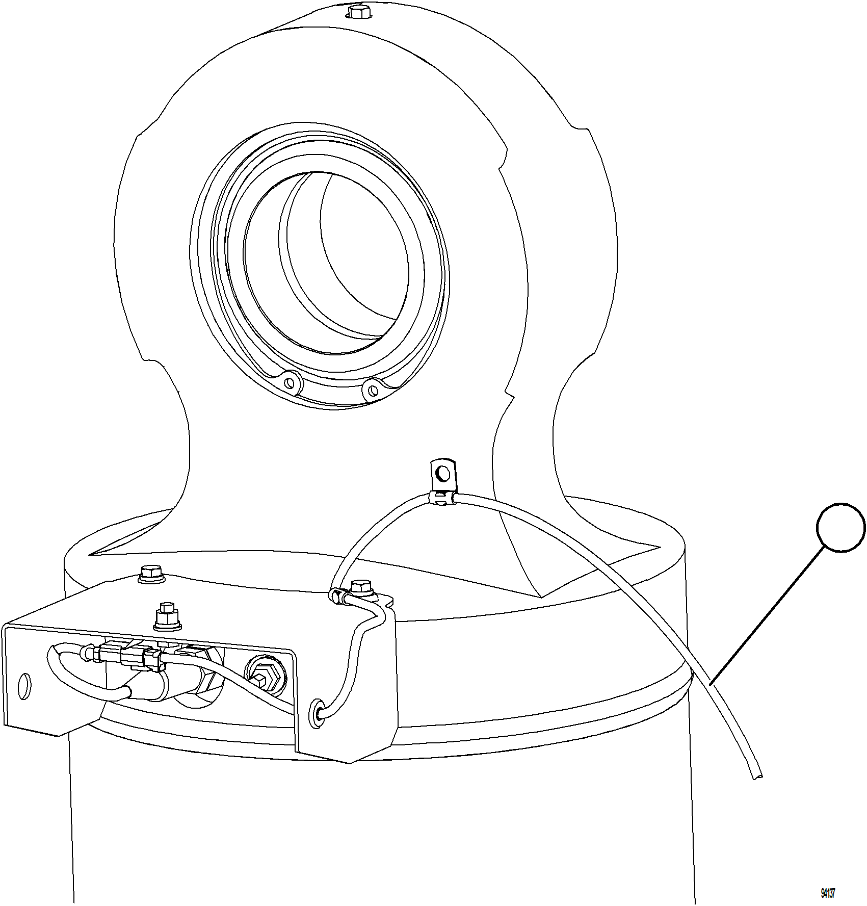 Komatsu parts book diagram for AFE78-DJ 930E-5 S/N A40362 - A40363,A40374  KAL: PLM PRESSURE SENSOR - REAR SUSPENSIONS    3/3