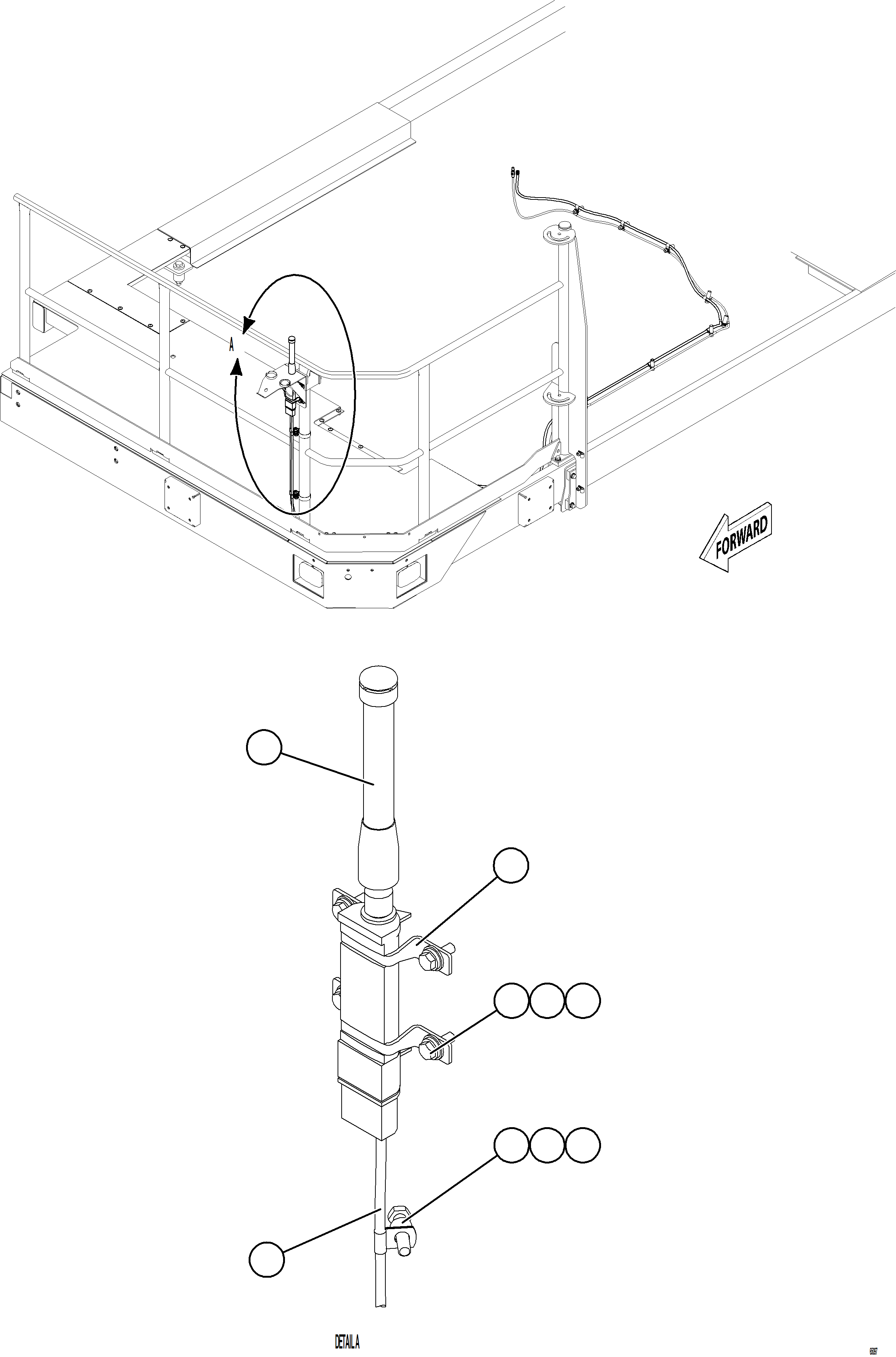 Komatsu parts book diagram for AFE78-DJ 930E-5 S/N A40362 - A40363,A40374  KAL: KWB WIRELESS RADIO & ANTENNA INSTALLATION