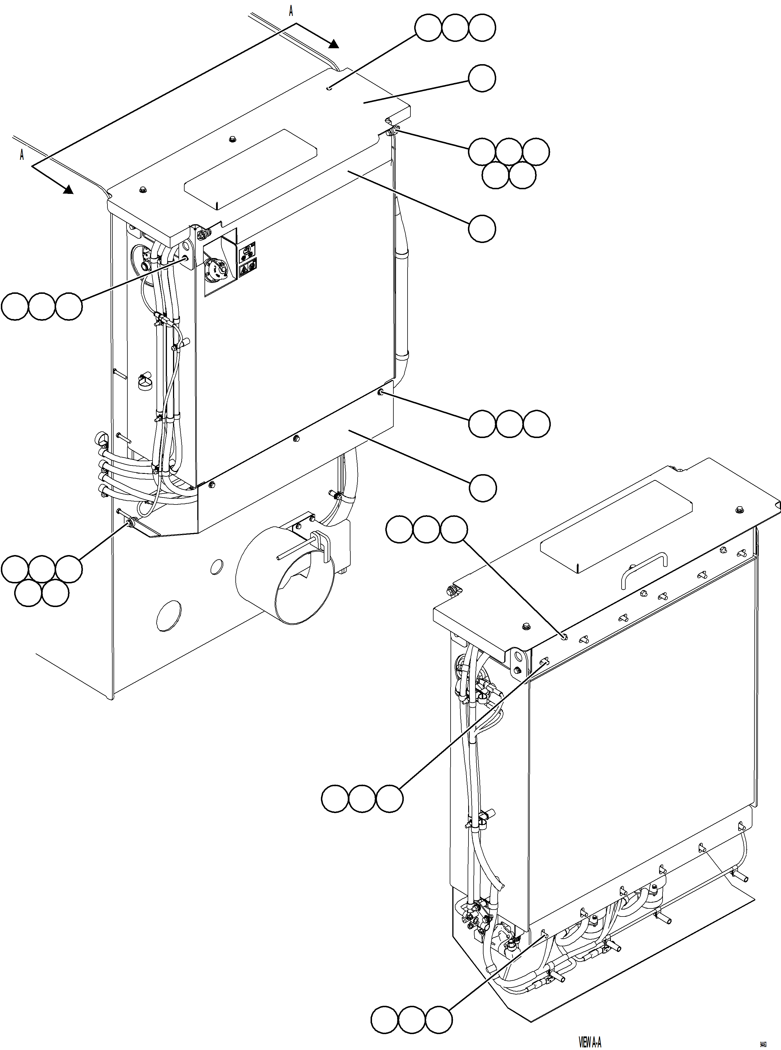 Dump Trucks Komatsu / AFE78-DM 930E-5 S/N A40378  SMS(afe78-dm) / DEF TANK COVERS(D-028 : 94463)
