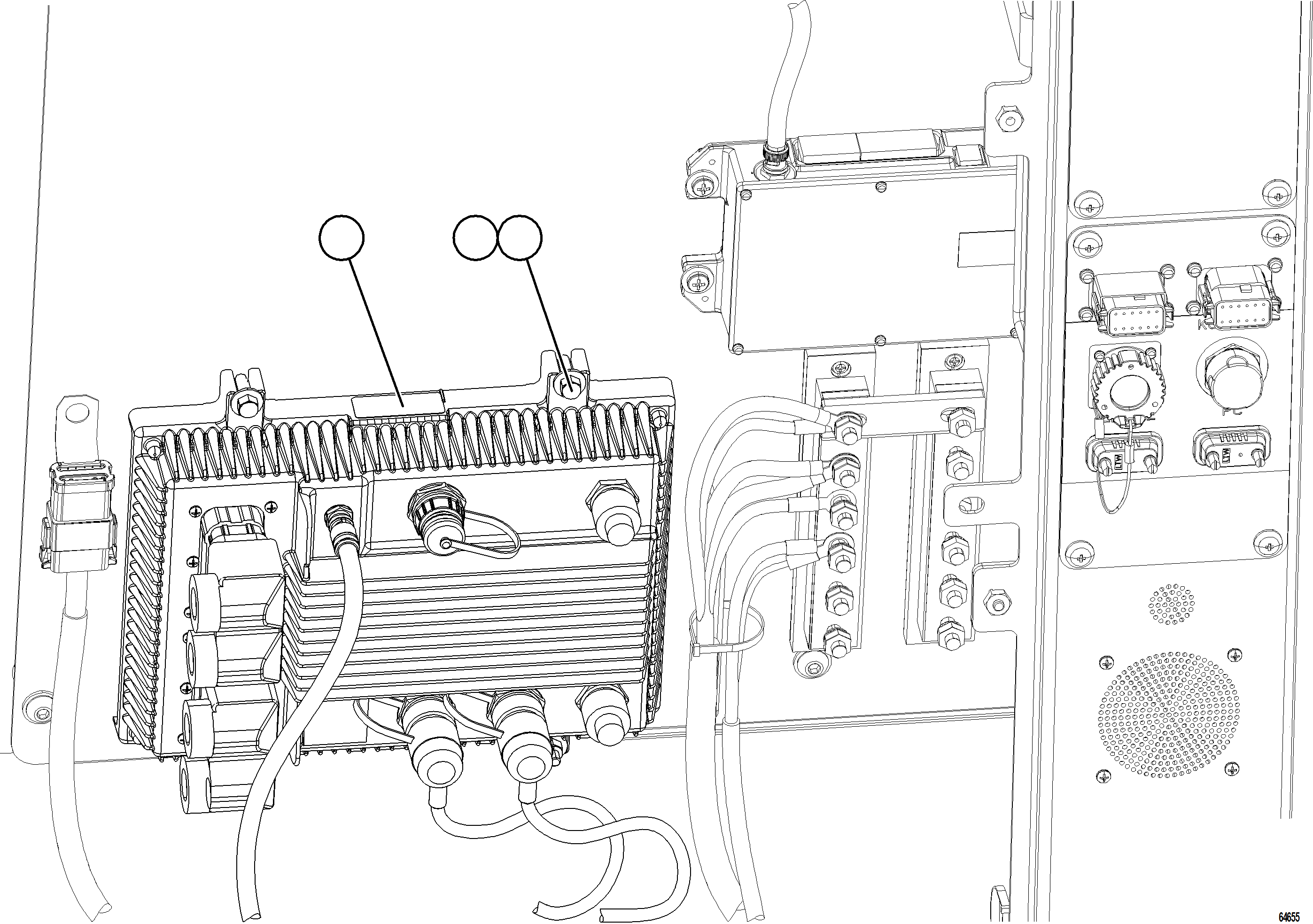 Komatsu parts book diagram for AFE78-DX 930E-5 S/N A40423 - A40425  KSA: KOMTRAX PLUS CONTROLLER INSTALLATION