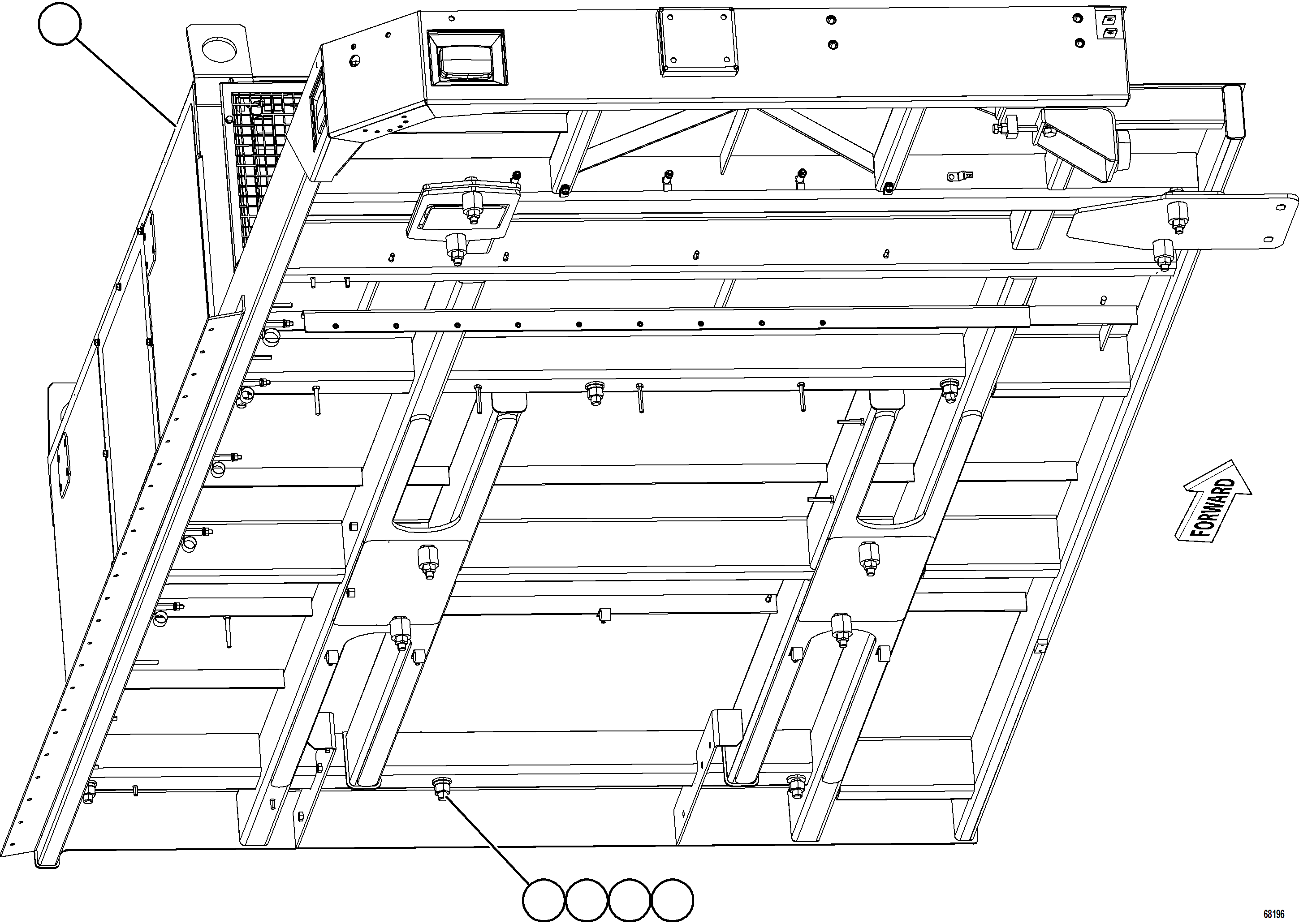 Komatsu parts book diagram for AFE78-EM 930E-5 S/N A40502 - A40505  KSA: RETARDING GRID INSTALLATION
