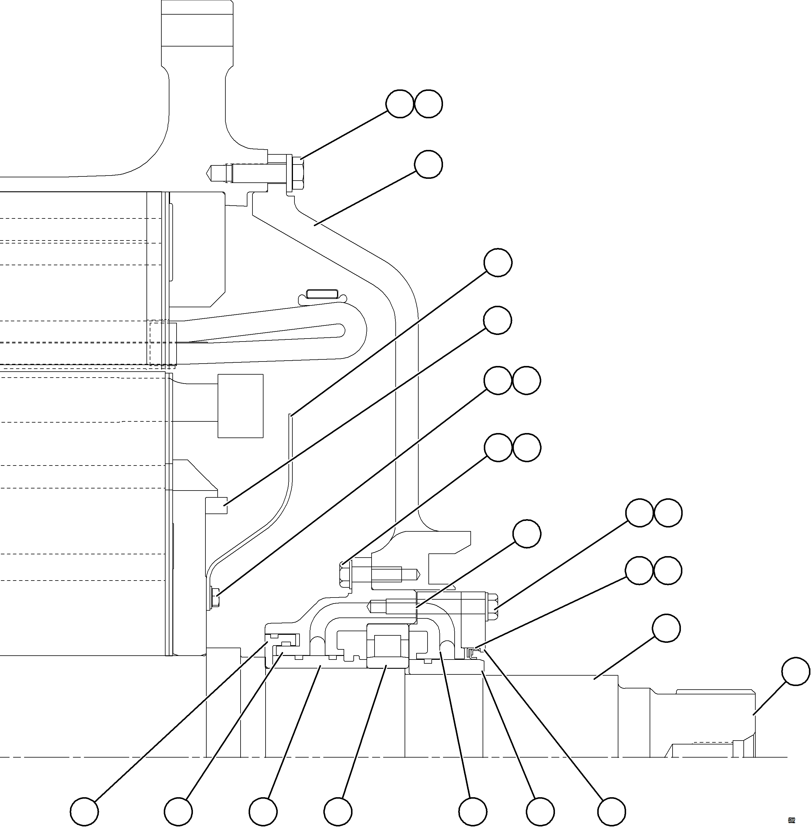 Komatsu parts book diagram for AFE78-EZ 930E-5 S/N A40612,A40614 - A40618  KCH: WHEEL MOTOR ROTOR ASSEMBLY    2/2
