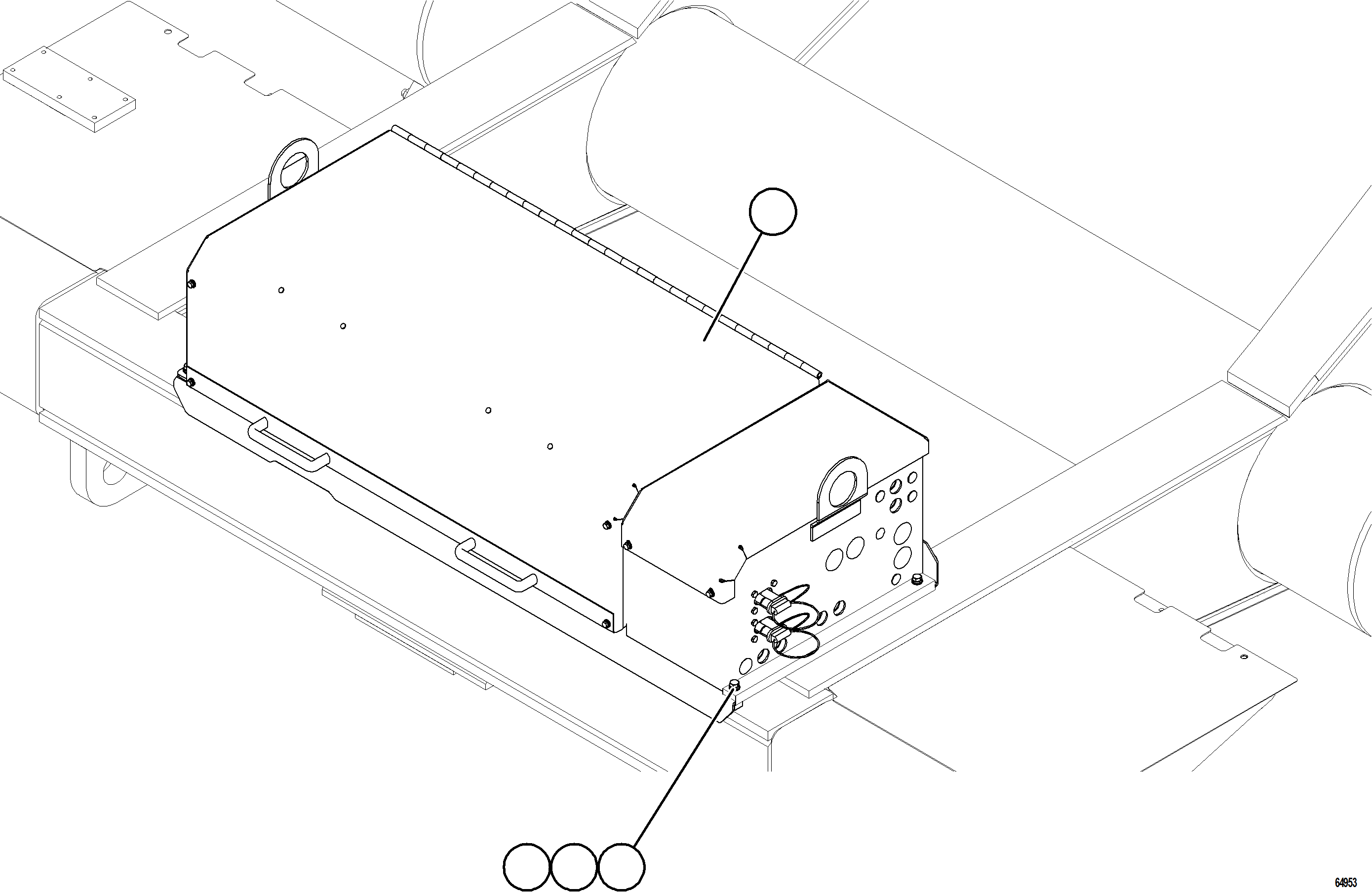 Komatsu parts book diagram for AFE78-FD 930E-5 S/N A40629 - A40631  KSA: BATTERY BOX INSTALLATION