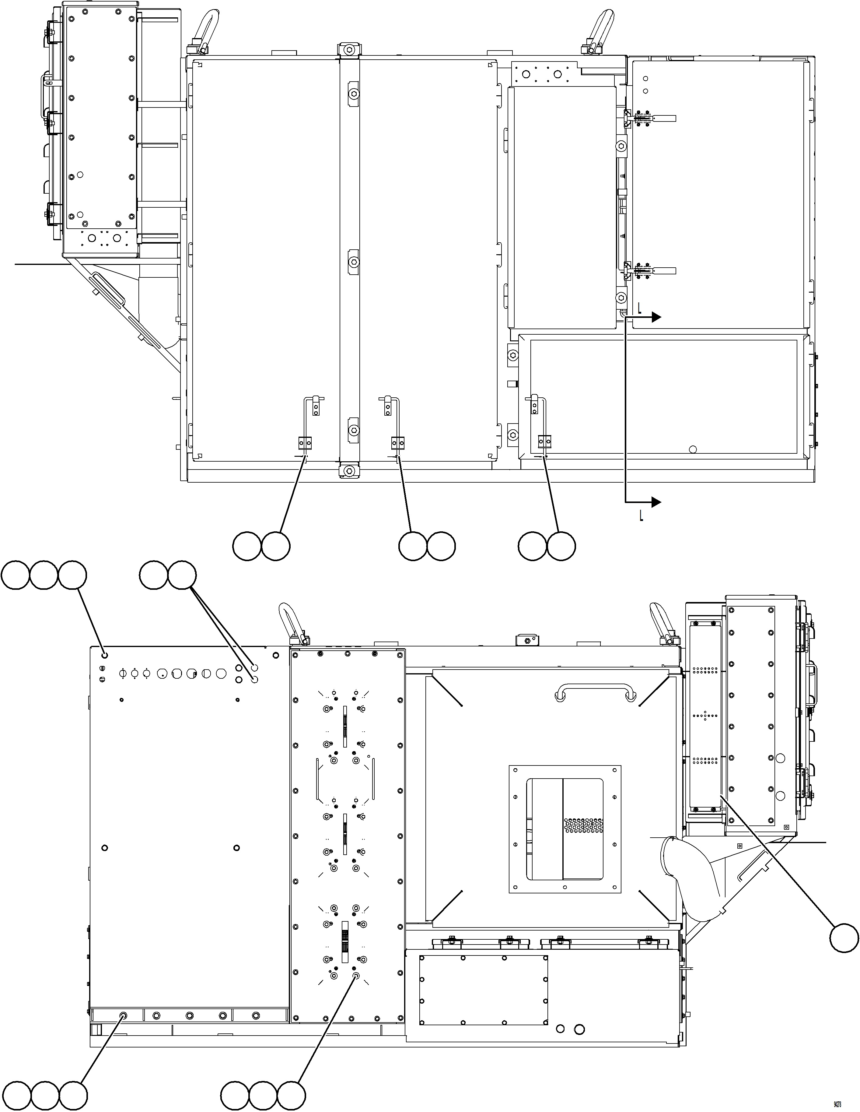 Komatsu parts book diagram for AFE78-FD 930E-5 S/N A40629 - A40631  KSA: CONTROL CABINET    10/20