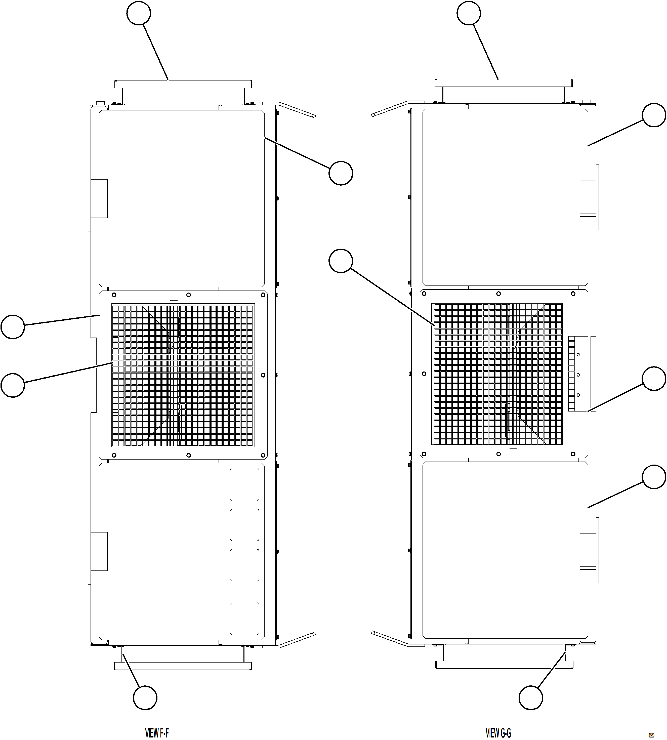 Komatsu parts book diagram for AFE84-P 730E-10 S/N A50051 - A50054  KAL: RETARDING GRID    5/5