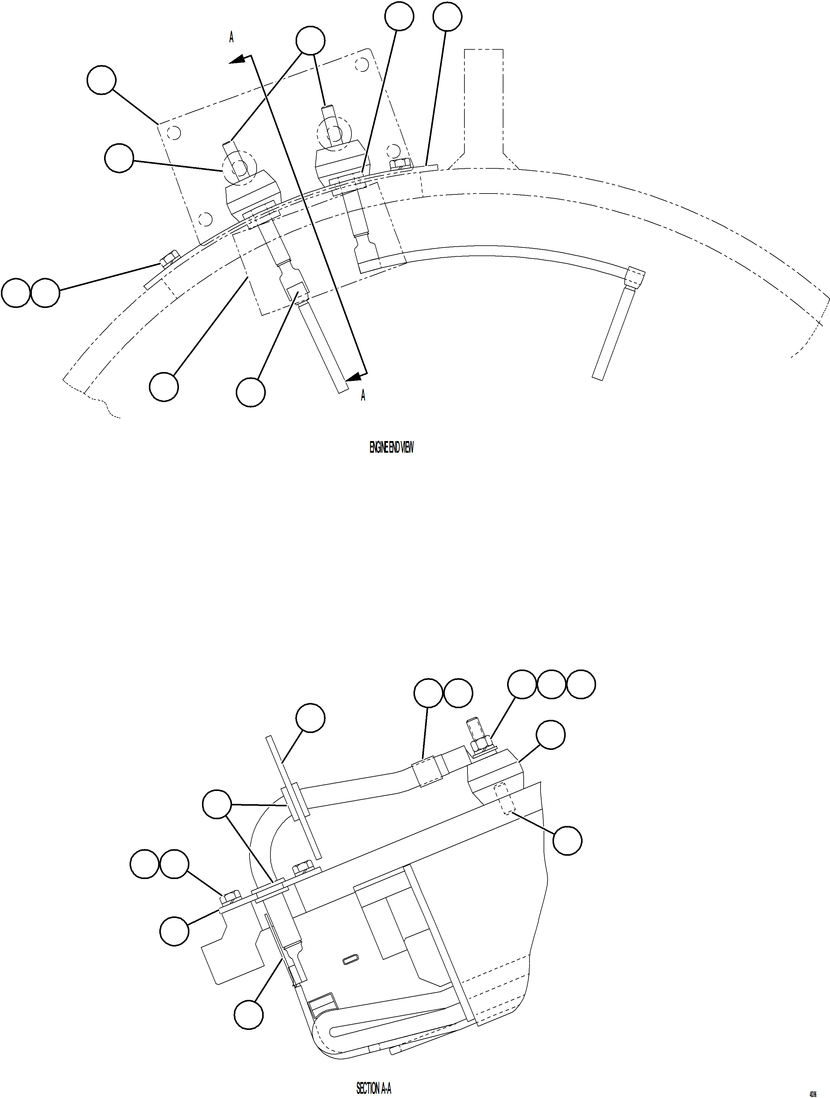Komatsu parts book diagram for AFE84-P 730E-10 S/N A50051 - A50054  KAL: CONNECTOR ASSEMBLY - HARDWARE