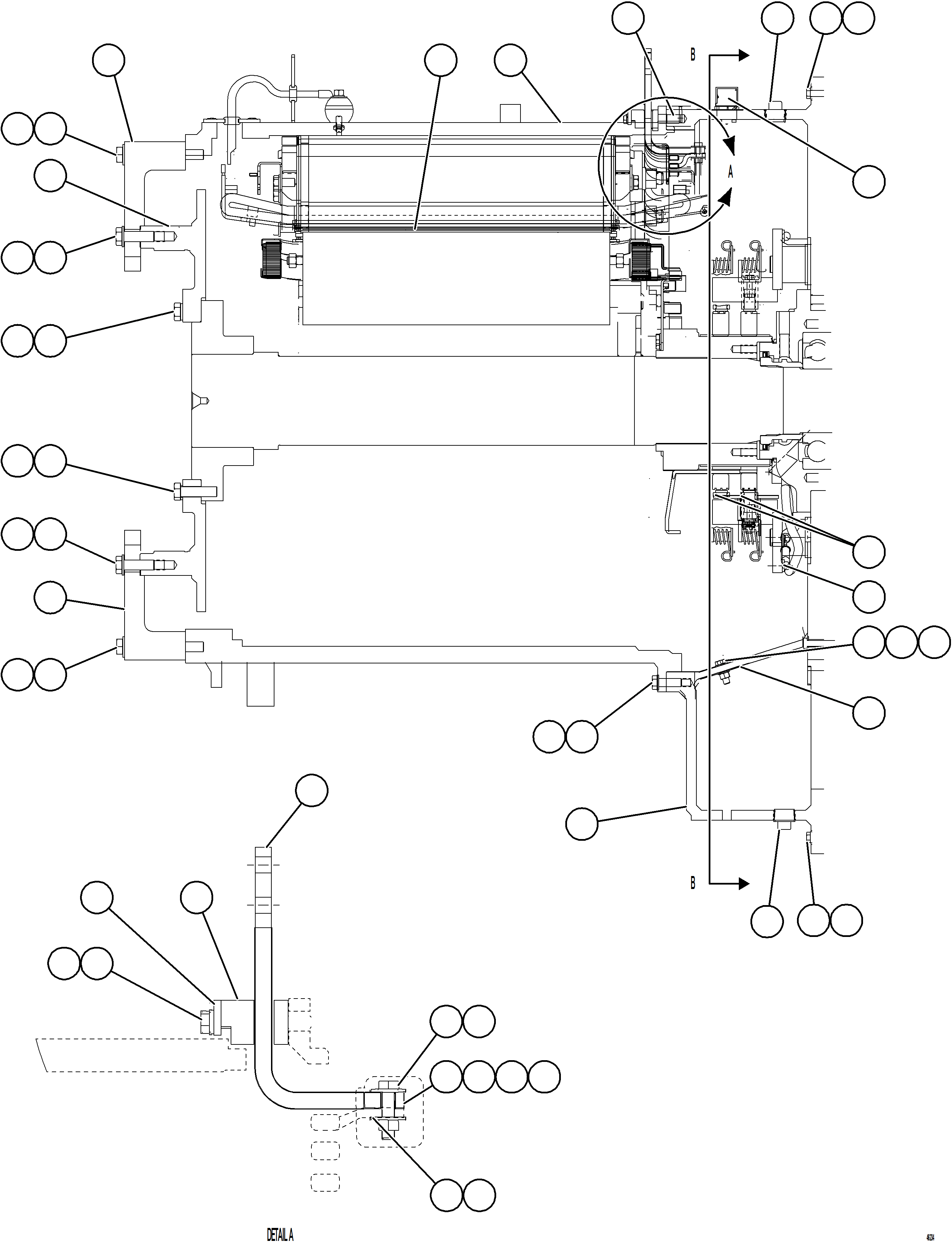 Komatsu parts book diagram for AFE84-R 730E-10 S/N A50056 - A50058  KSA: ALTERNATOR ASSEMBLY    2/4