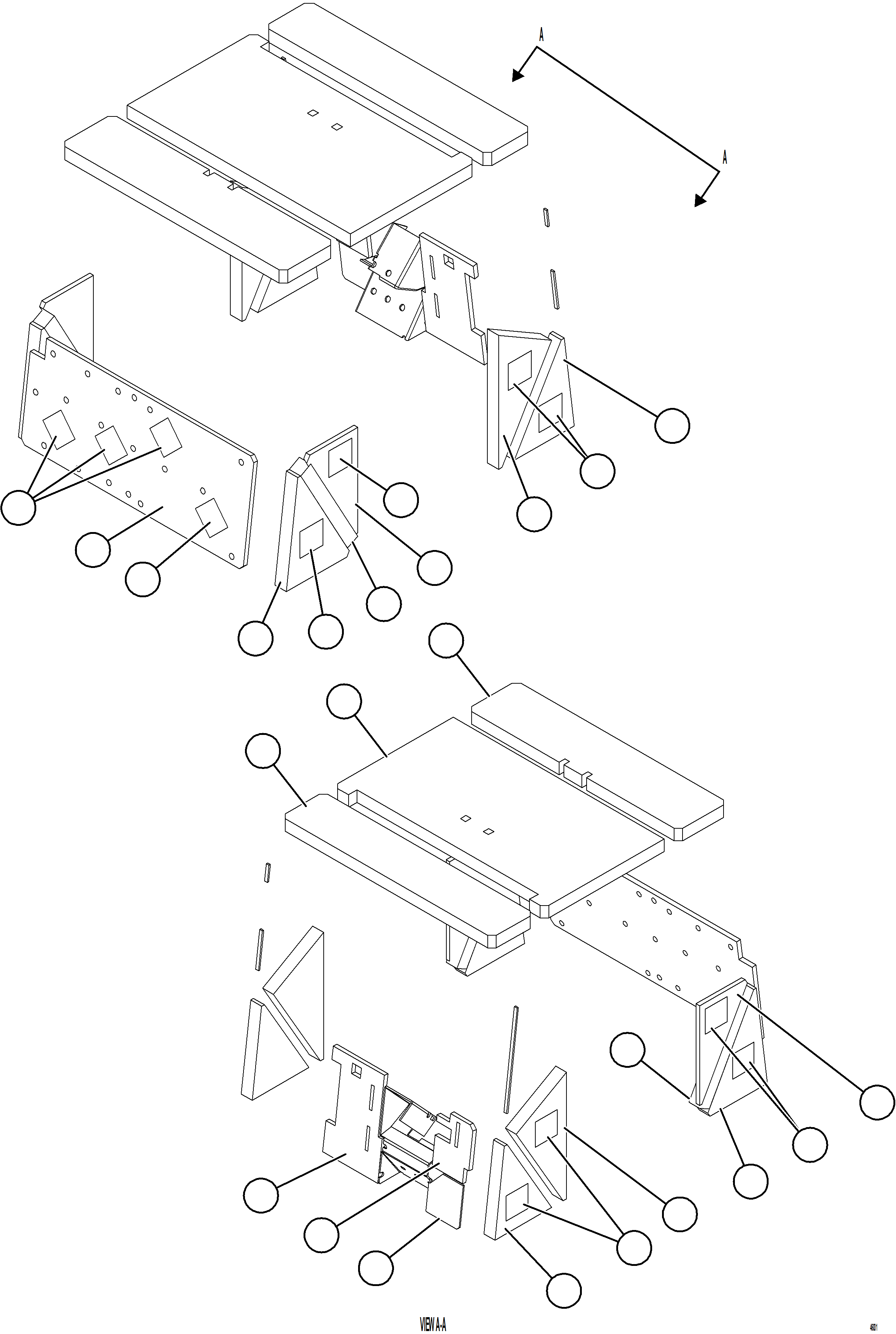 Komatsu parts book diagram for AFE84-R 730E-10 S/N A50056 - A50058  KSA: CAB INSULATION