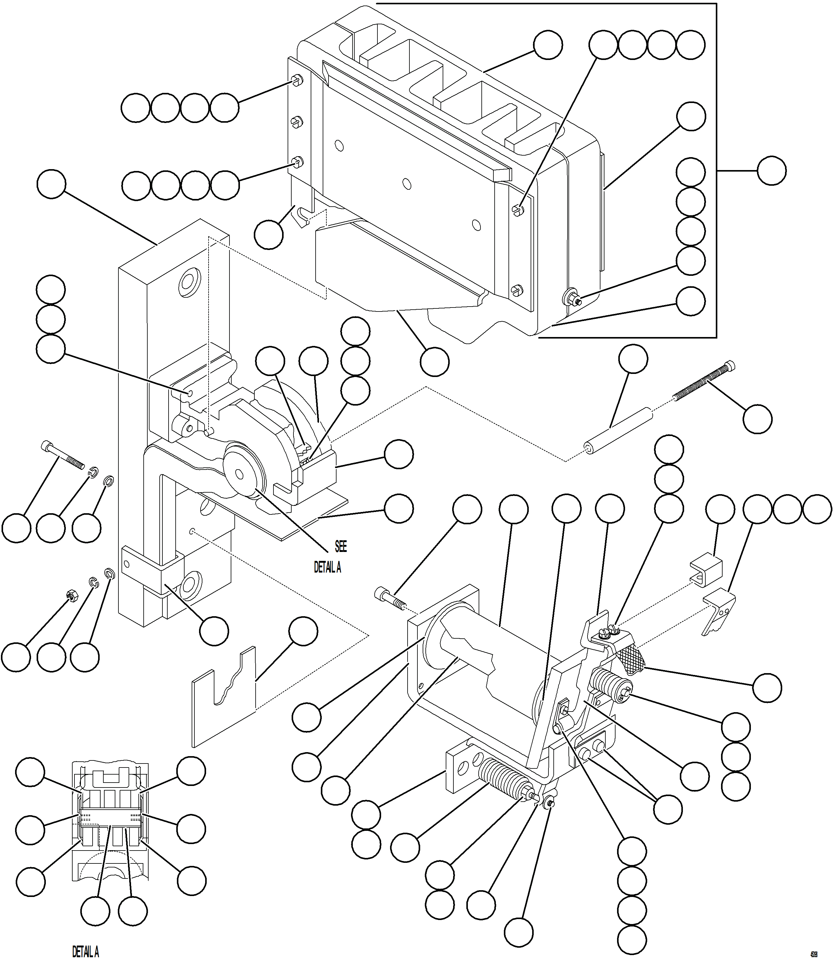 Komatsu parts book diagram for AFE84-T 730E-10 S/N A50061,A50064  KAL: CONTACTOR - GF & GFR