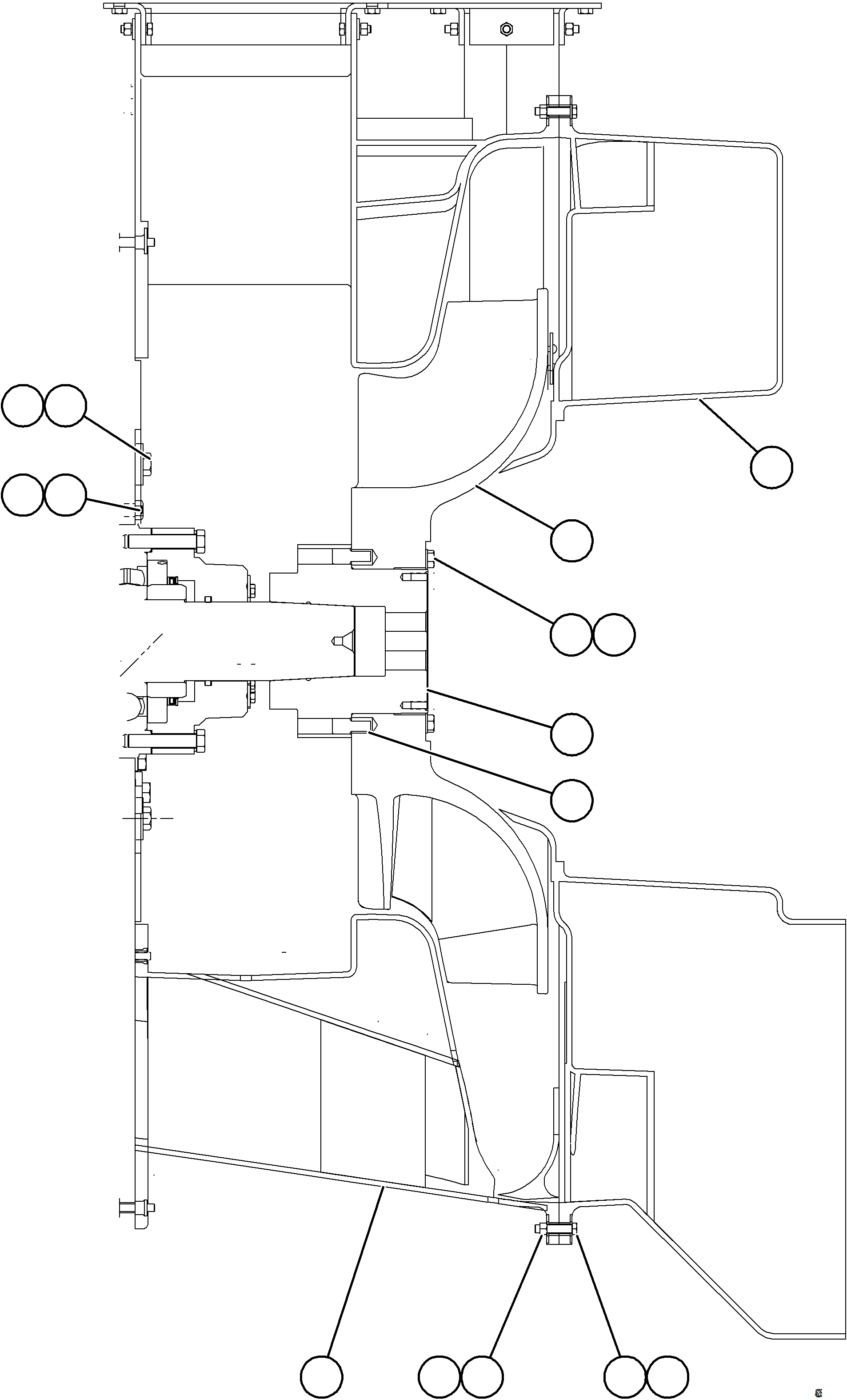 Komatsu parts book diagram for AFE84-T 730E-10 S/N A50061,A50064  KAL: ALTERNATOR ASSEMBLY    3/4