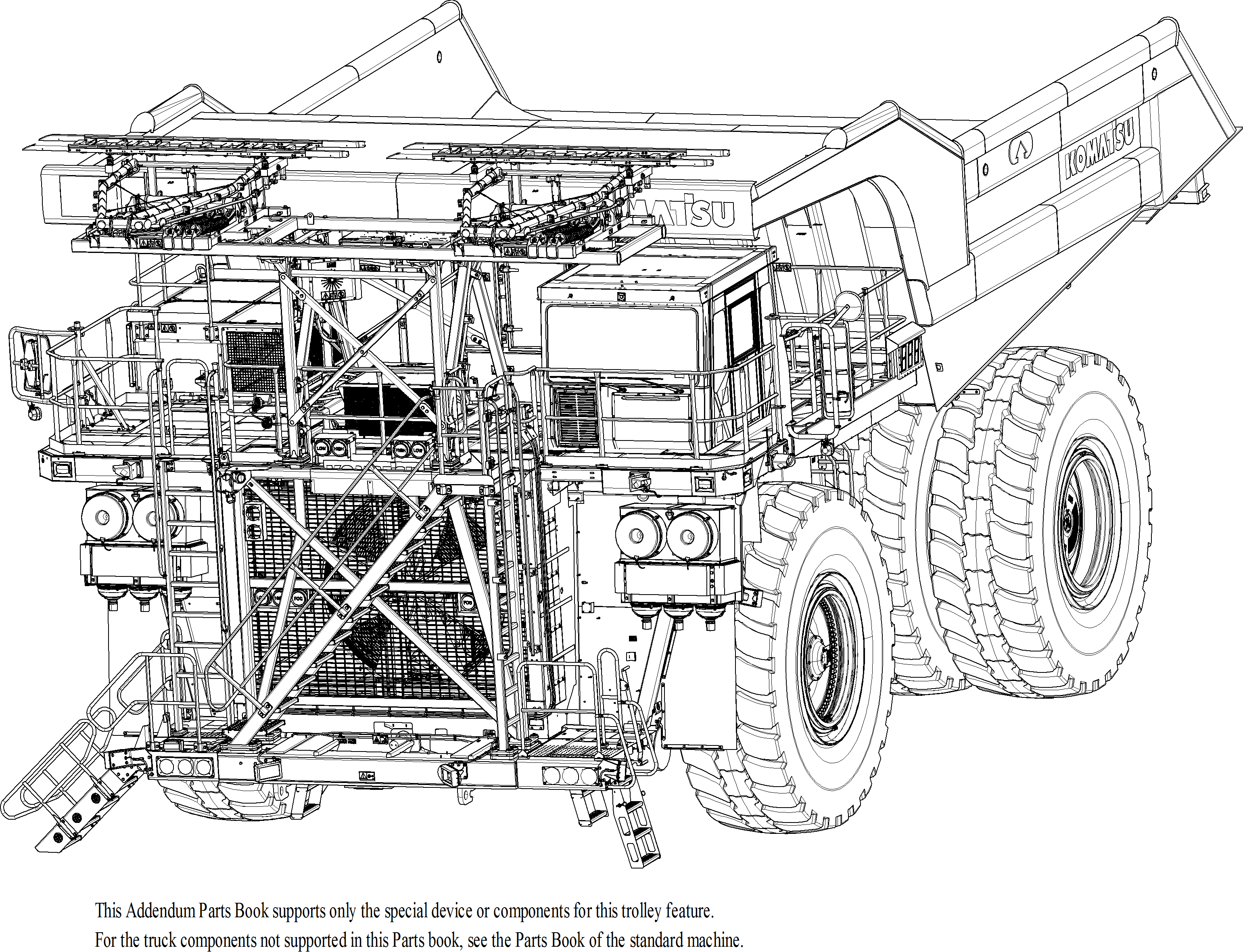 Dump Trucks Komatsu / AFE91-A 830E-5 S/N A50034 - UP  TROLLEY ADDENDUM(afe91-a)