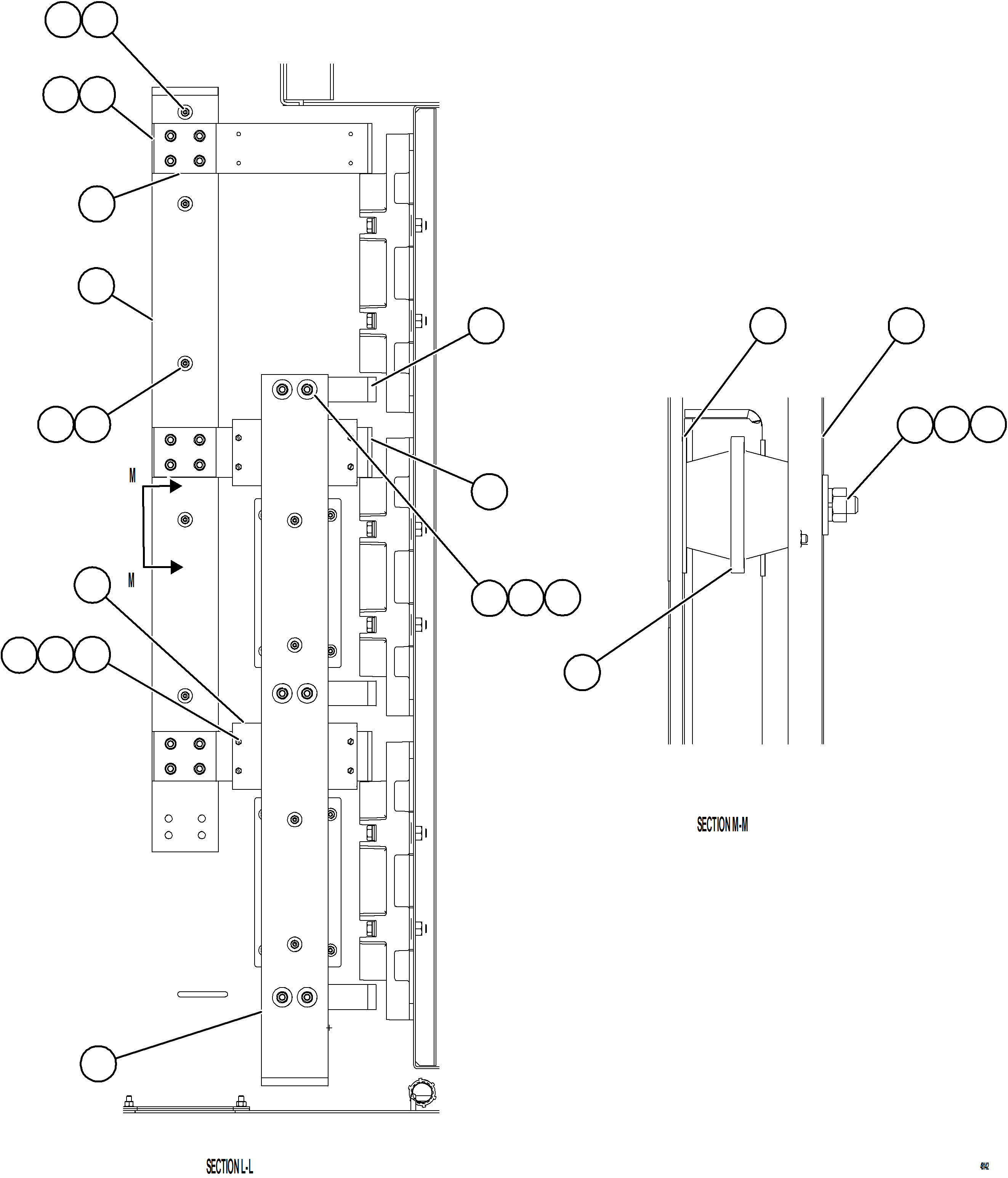 Komatsu parts book diagram for AFE92-A 980E-5SE S/N A60001 - A60010  KMMP: CONTROL CABINET    12/16    58B-01-00390