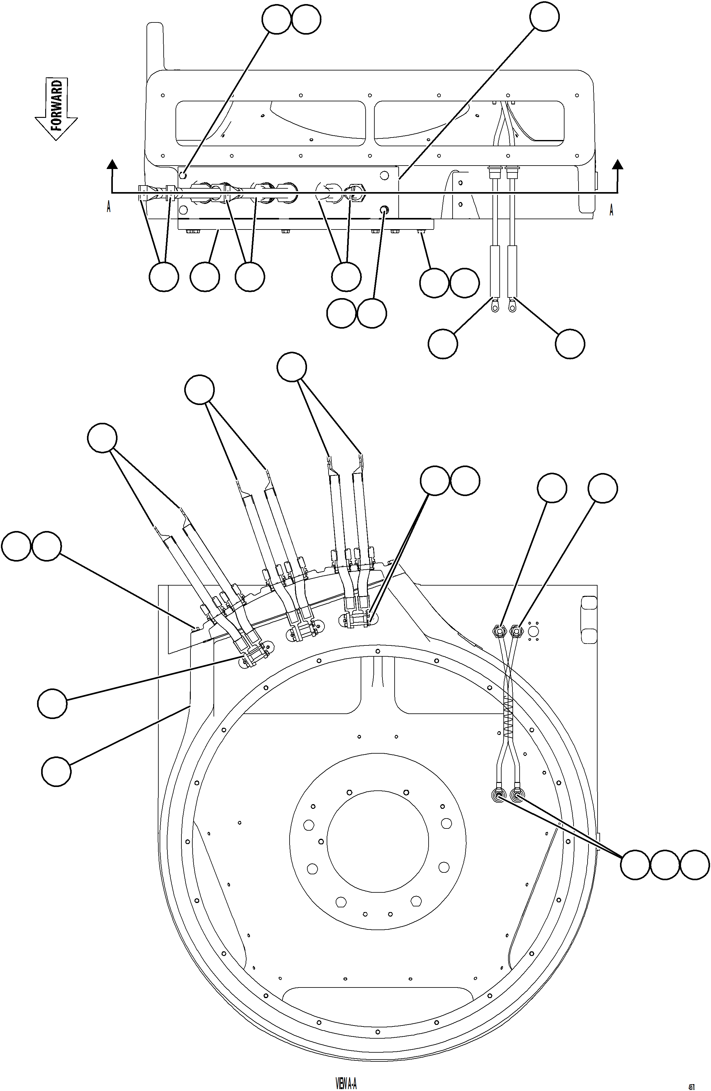 Komatsu parts book diagram for AFE92-A 980E-5SE S/N A60001 - A60010  KMMP: ALTERNATOR ASSEMBLY    6/6    58B-01-01100