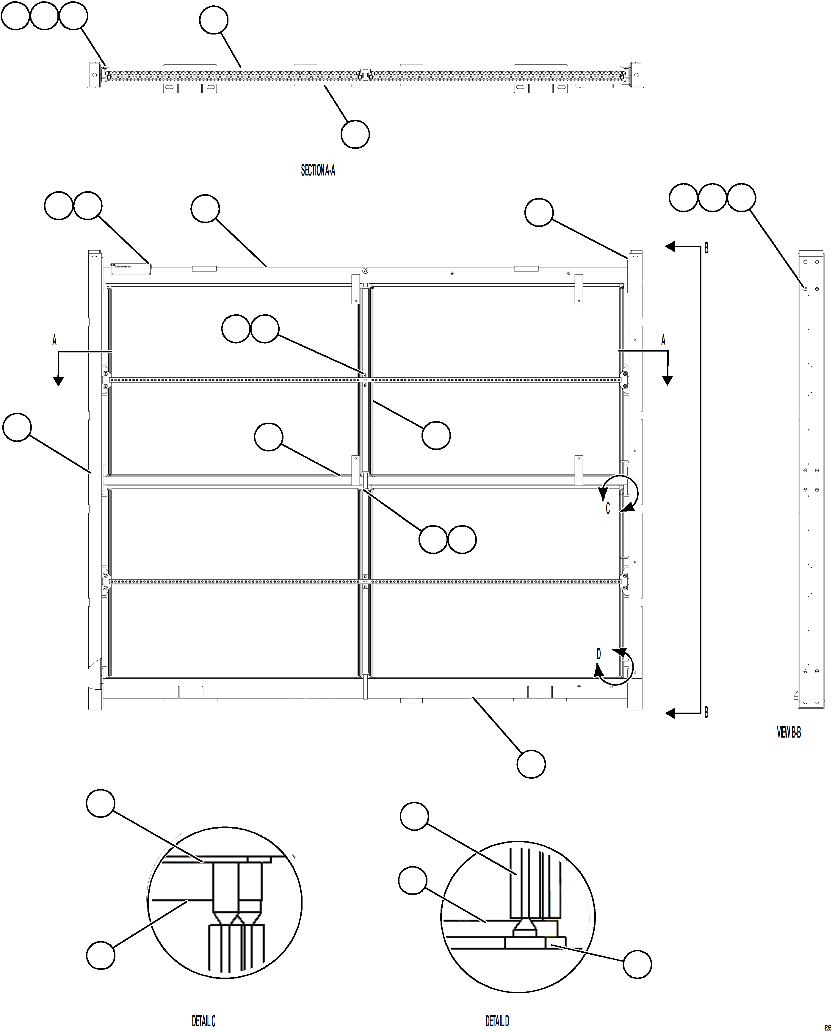Komatsu parts book diagram for AFE92-D 980E-5SE S/N A60019  KMMP: LOW TEMPERATURE CORE