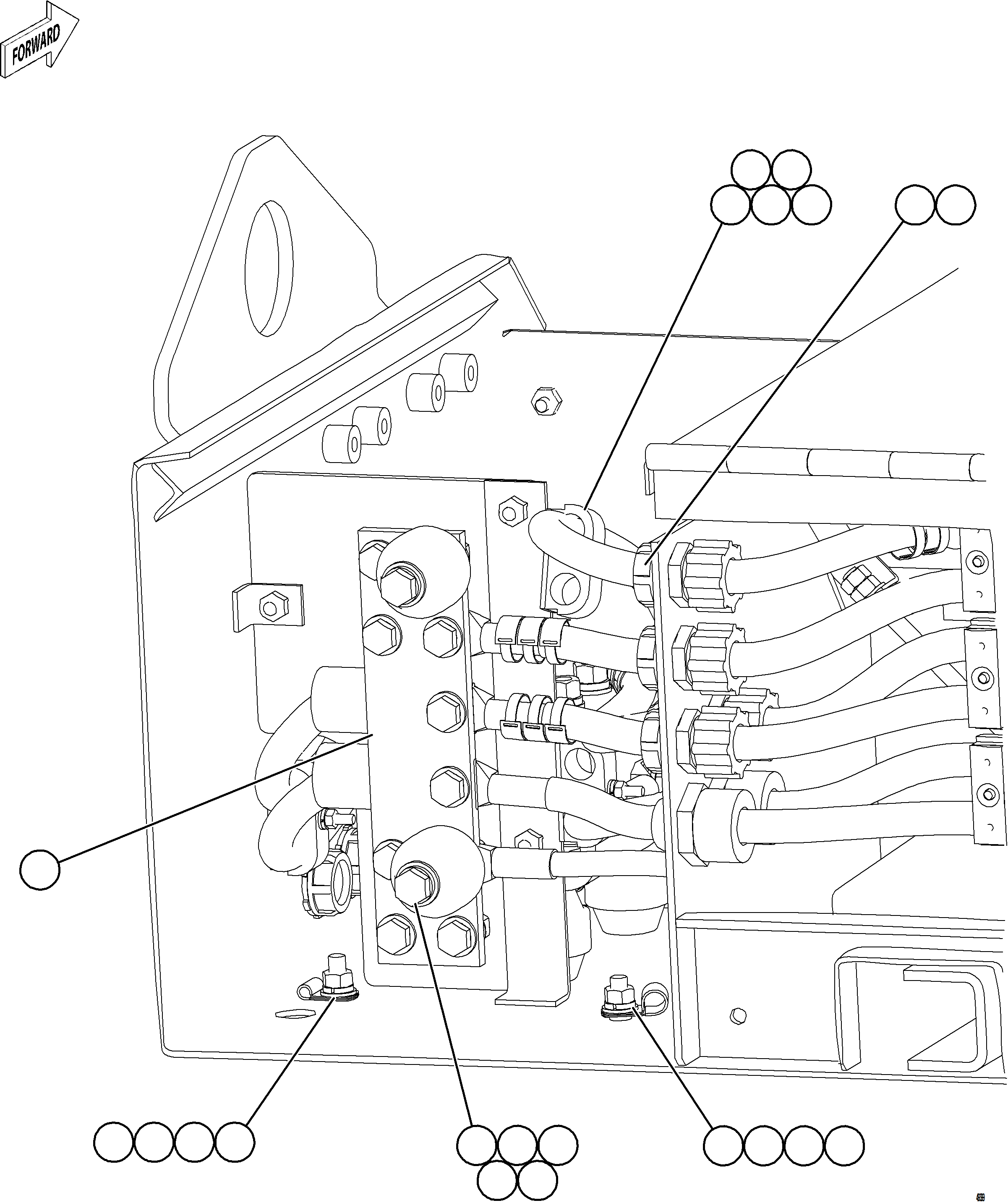 Komatsu parts book diagram for AFE92-D 980E-5SE S/N A60019  KMMP: BATTERY BOX ASSEMBLY    7/7