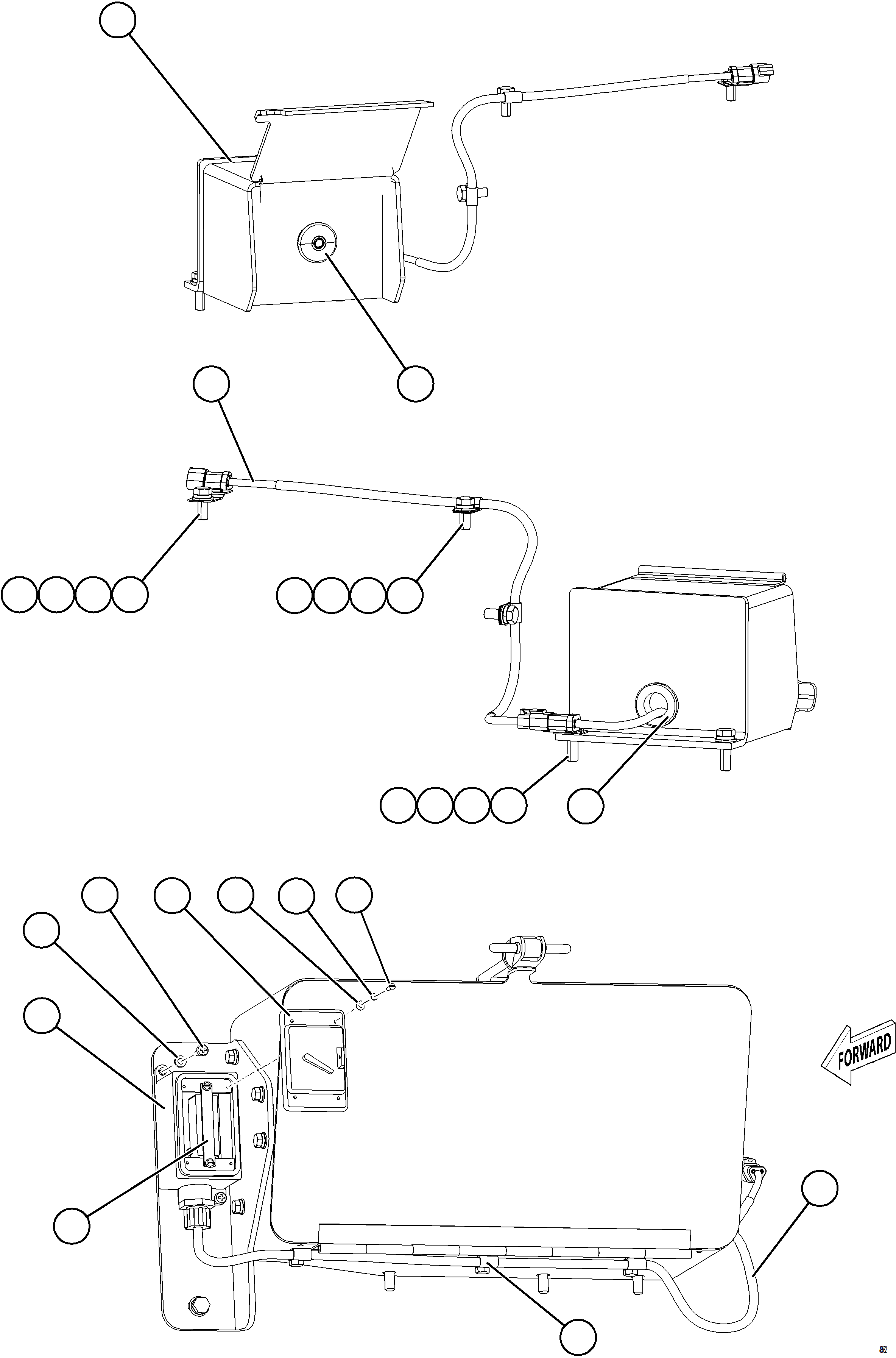 Komatsu parts book diagram for AFE92-D 980E-5SE S/N A60019  KMMP: GRND LEVEL ENGINE SHUTDOWN & LADDER LIGHT SWITCHES