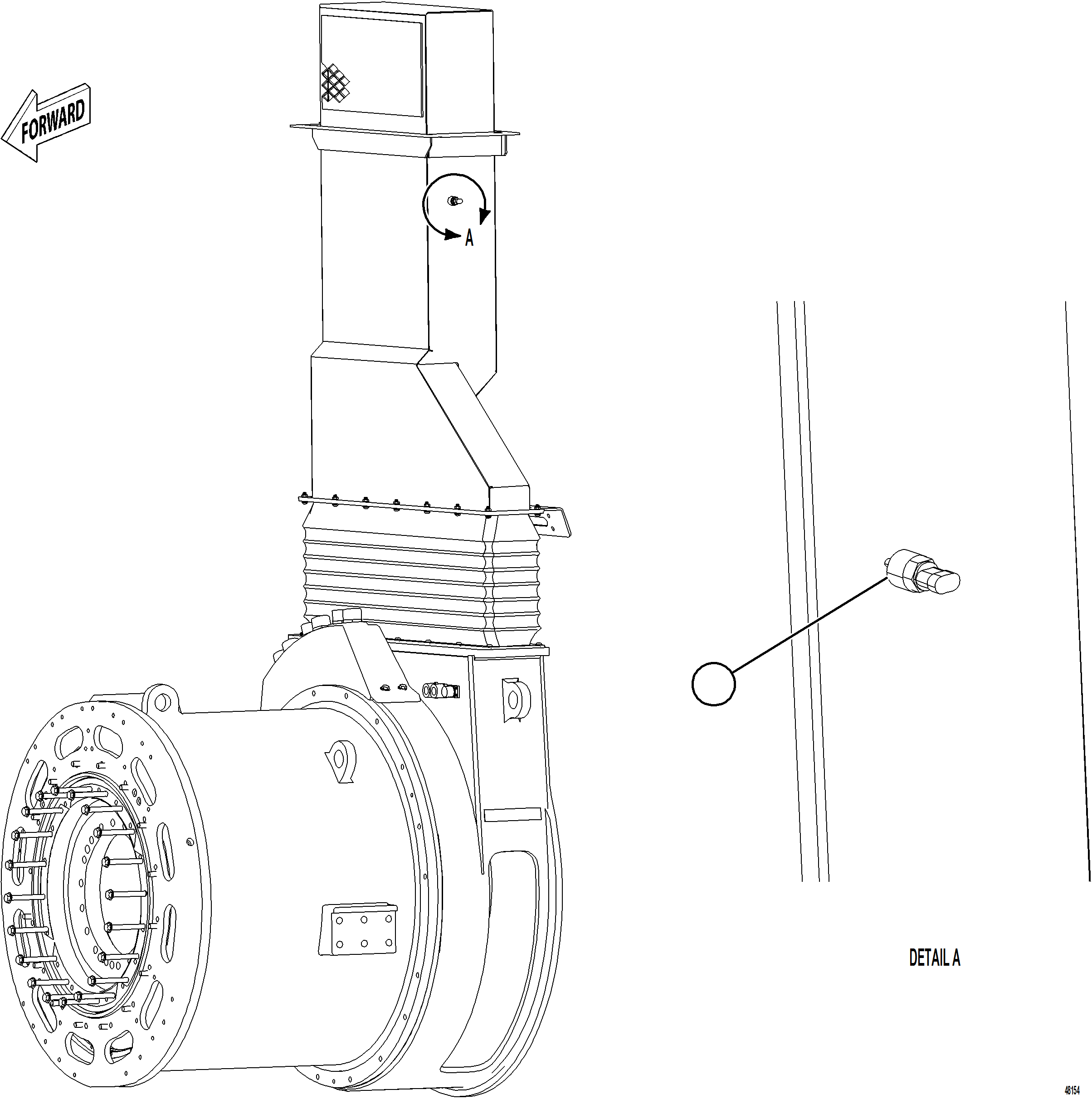 Dump Trucks Komatsu / AFE92-M 980E-5SE S/N A60051 - A60056  KHSA(afe92-m) / AMBIENT AIR TEMPERATURE SENSOR(E-080 : 48154)