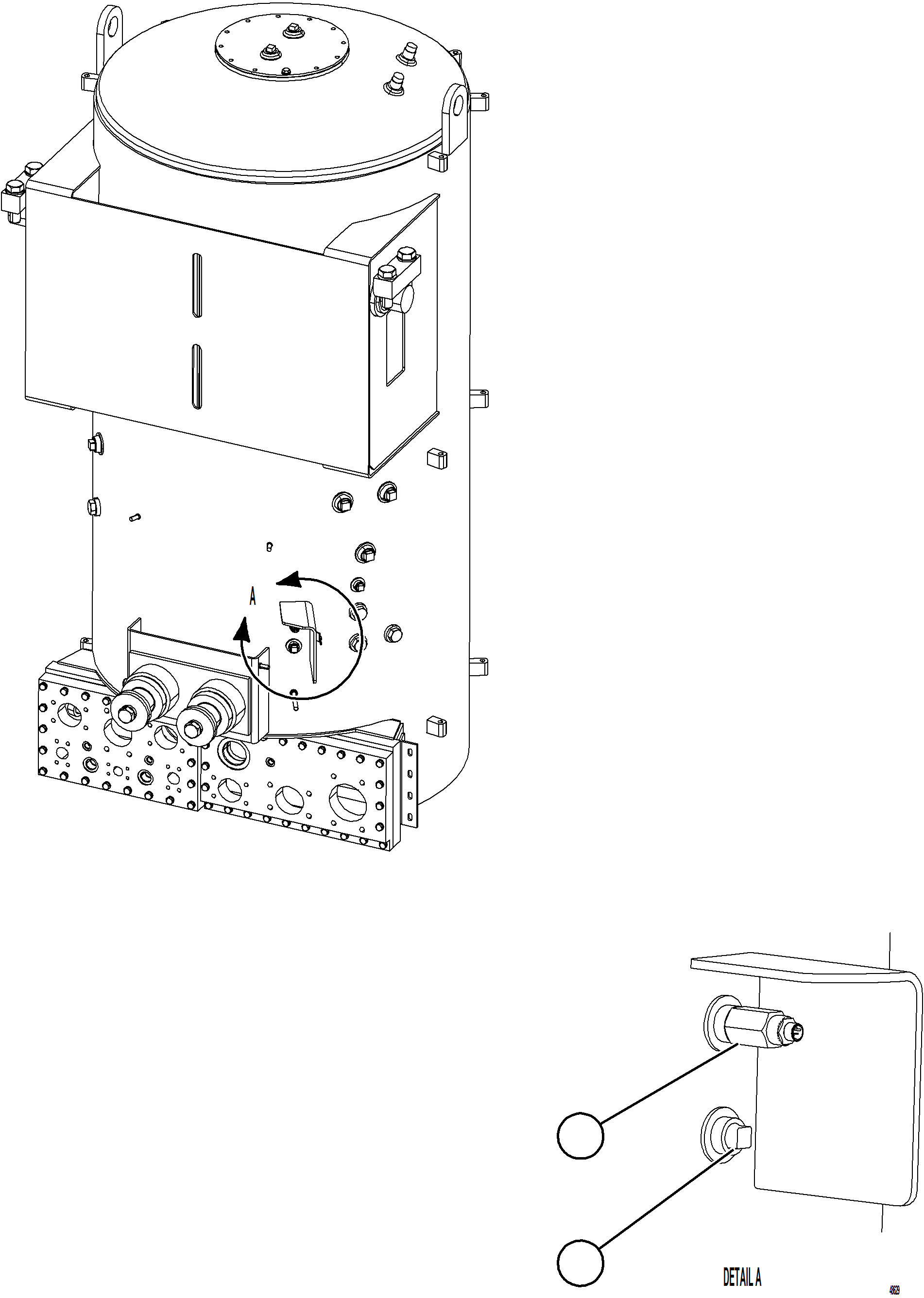 Dump Trucks Komatsu / AFE92-M 980E-5SE S/N A60051 - A60056  KHSA(afe92-m) / HYDRAULIC TANK SENSOR & SWITCH(E-092 : 48629)