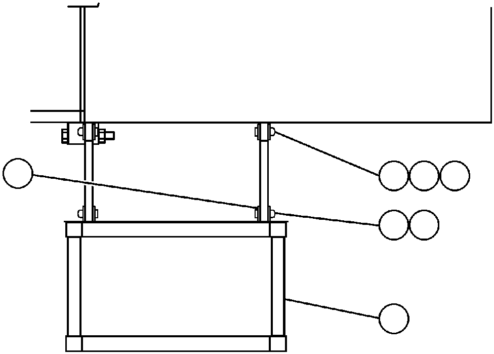 Komatsu parts book diagram for AFP49-A thru E  530M  S/N A30001-A30008 (DH627-0): LOWER STEP INSTALLATION