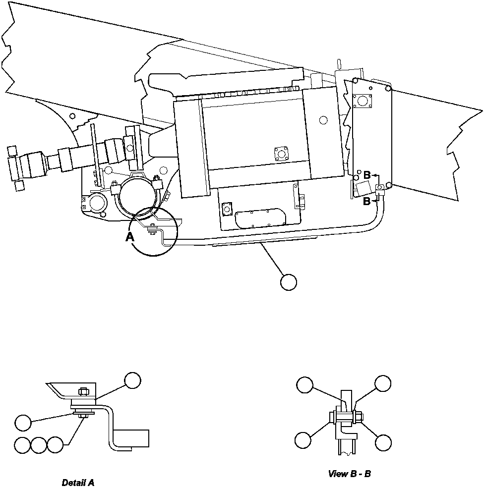 Komatsu parts book diagram for AFP49-A thru E  530M  S/N A30001-A30008 (DH627-0): TRANSMISSION GUARD