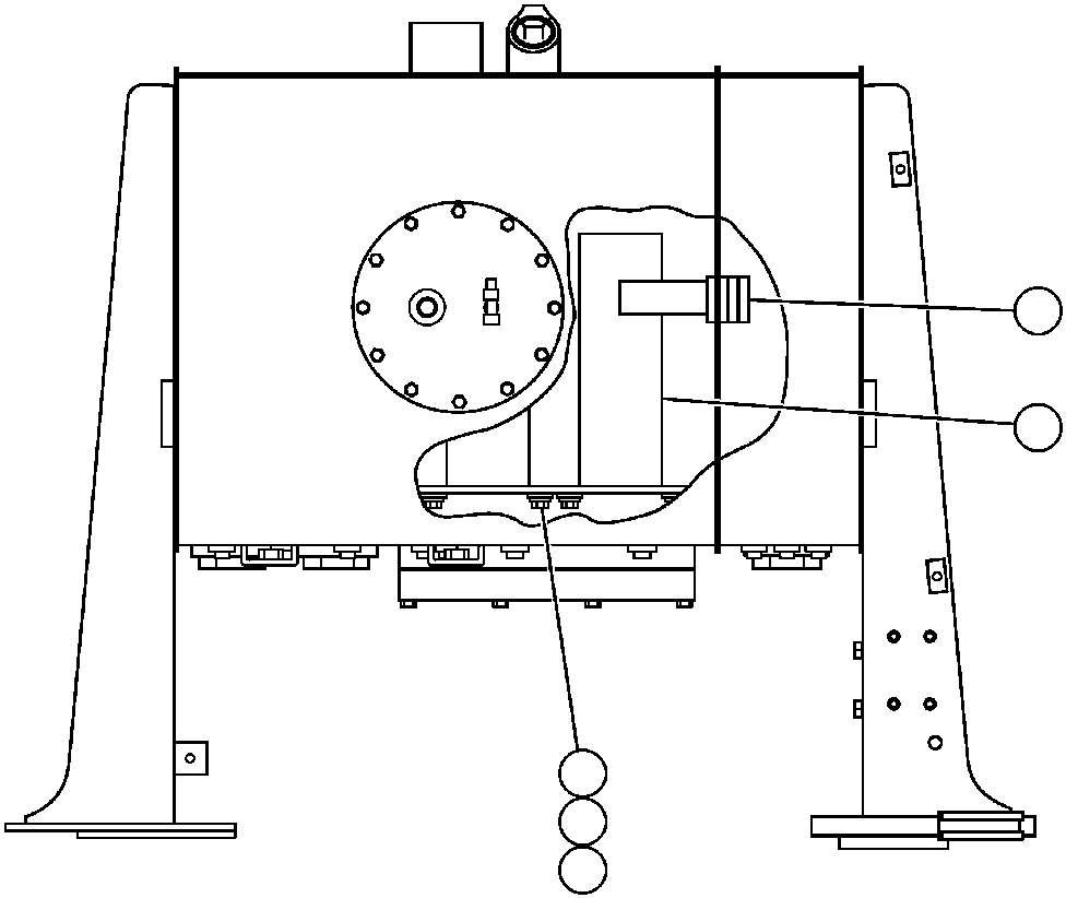 Komatsu parts book diagram for AFP49-A thru E  530M  S/N A30001-A30008 (DH627-0): HYDRAULIC TANK FILTER & STRAINERS