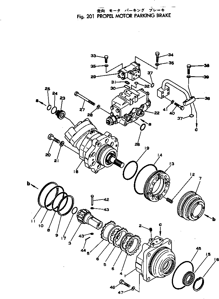 Other Komatsu / BC100-1 S/N 1001-UP(bc100-1c) / TRAVEL MOTOR PARKING BRAKE(060010 : 201)