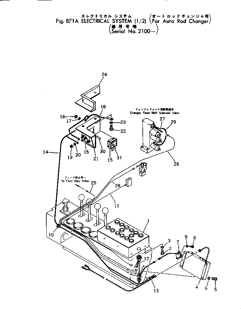 Other Komatsu / BC100-1 S/N 1001-UP(bc100-1c) / ELECTRICAL SYSTEM (1/2)(FOR AUTO ROD CHANGER)(#2100-)(240060 : 871A) Other Komatsu / BC100-1 S/N 1001-UP(bc100-1c) / ELECTRICAL SYSTEM (1/2)(FOR AUTO ROD CHANGER)(#2100-)(240060 : 871A)