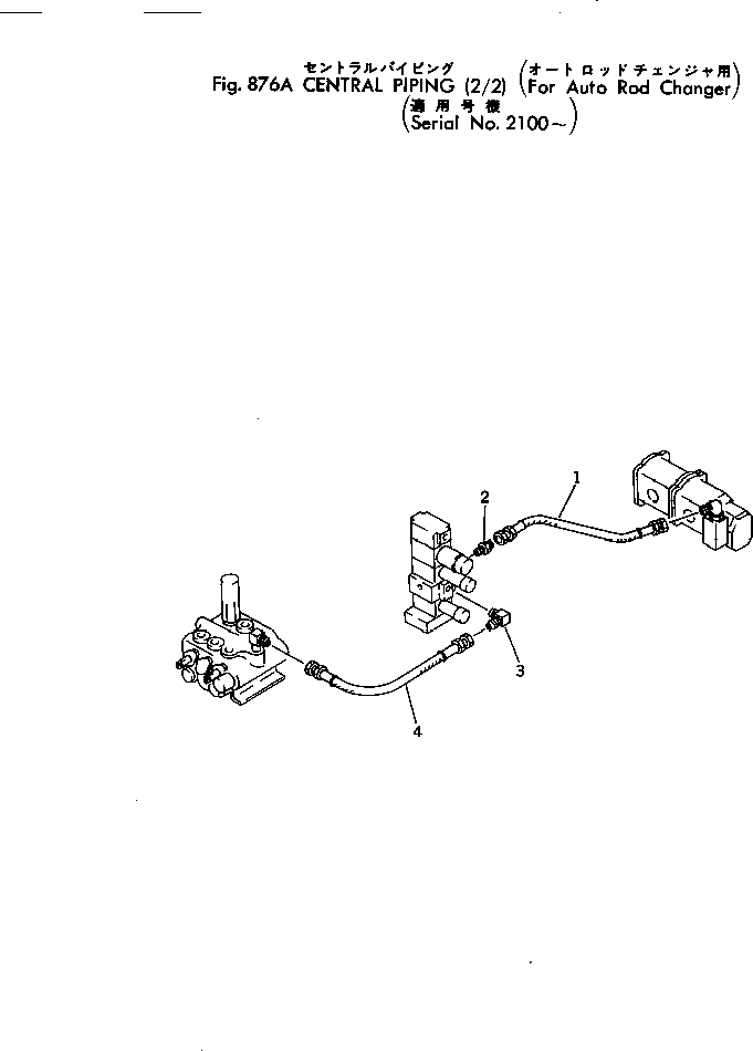 Other Komatsu / BC100-1 S/N 1001-UP(bc100-1r) / CENTRAL PIPING (2/2)(FOR AUTO ROD CHANGER)(#2100-)(240150 : 876A) Other Komatsu / BC100-1 S/N 1001-UP(bc100-1r) / CENTRAL PIPING (2/2)(FOR AUTO ROD CHANGER)(#2100-)(240150 : 876A)