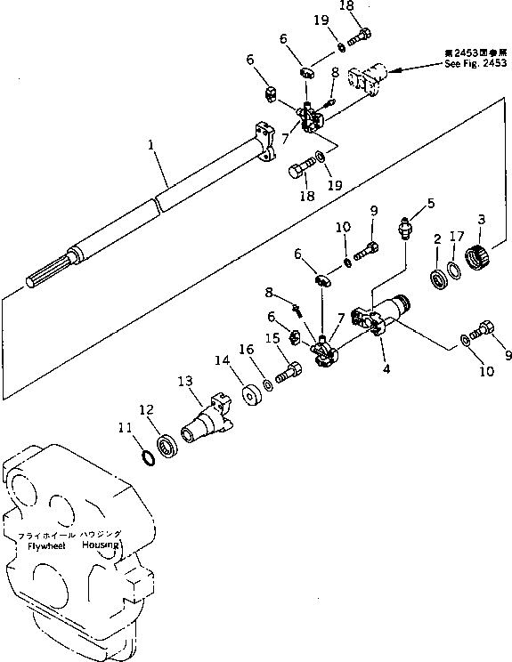 Other Komatsu / BF60-1 S/N 1001-UP(bf60-1r) / DRIVE SHAFT(060020 : 2005) Other Komatsu / BF60-1 S/N 1001-UP(bf60-1r) / DRIVE SHAFT(060020 : 2005)