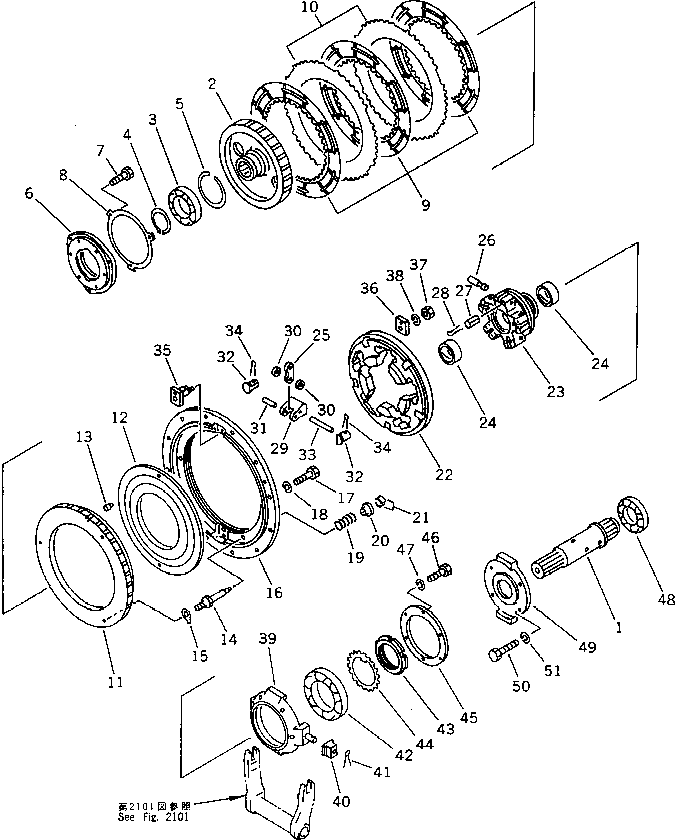 Other Komatsu / BF60-1 S/N 1001-UP(bf60-1r) / MAIN CLUTCH PLATE(060040 : 2102) Other Komatsu / BF60-1 S/N 1001-UP(bf60-1r) / MAIN CLUTCH PLATE(060040 : 2102)