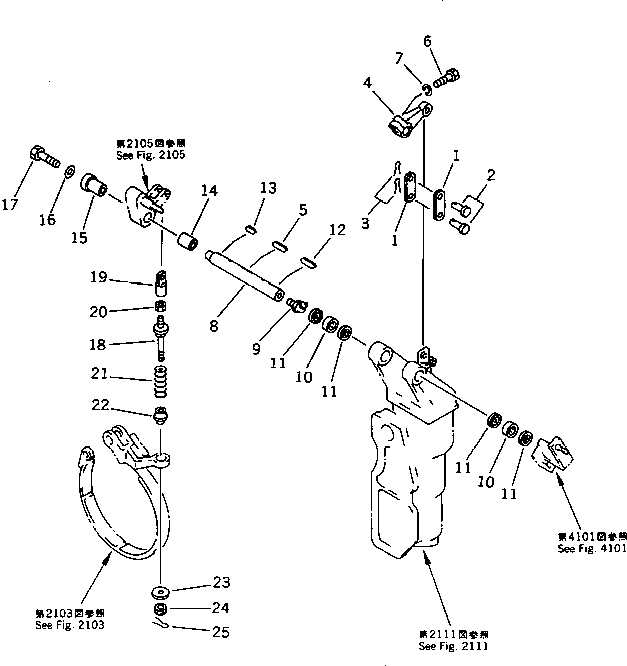 Other Komatsu / BF60-1 S/N 1001-UP(bf60-1r) / MAIN CLUTCH BOOSTER LINKAGE(060080 : 2112) Other Komatsu / BF60-1 S/N 1001-UP(bf60-1r) / MAIN CLUTCH BOOSTER LINKAGE(060080 : 2112)