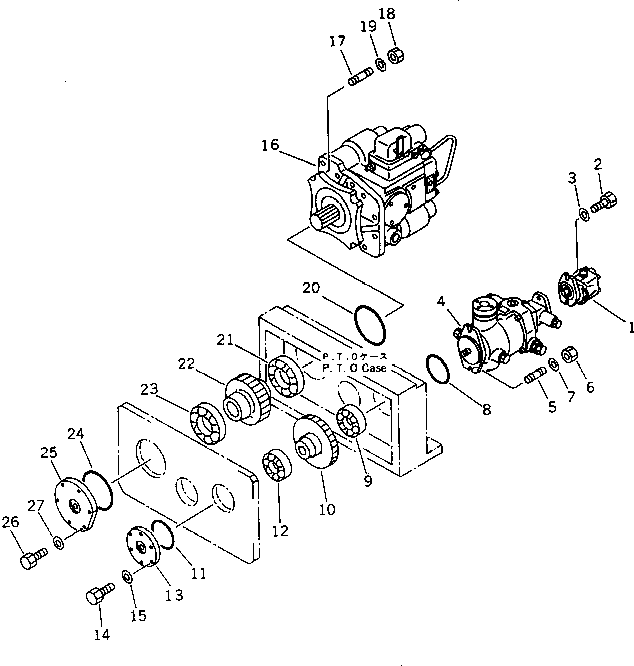 Other Komatsu / BF60-1 S/N 1001-UP(bf60-1r) / POWER TAKE OFF (2/4)(060180 : 2452) Other Komatsu / BF60-1 S/N 1001-UP(bf60-1r) / POWER TAKE OFF (2/4)(060180 : 2452)