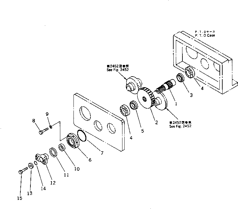 Other Komatsu / BF60-1 S/N 1001-UP(bf60-1r) / POWER TAKE OFF (3/4)(060190 : 2453) Other Komatsu / BF60-1 S/N 1001-UP(bf60-1r) / POWER TAKE OFF (3/4)(060190 : 2453)